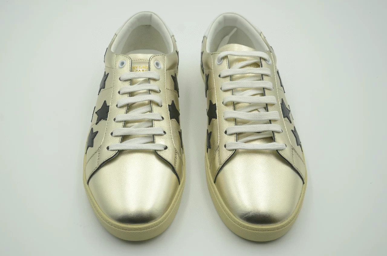 Saint Laurent Paris Saint Laurent SLP Gold Star Sneakers Size US 10 / EU 43 - 4 Thumbnail