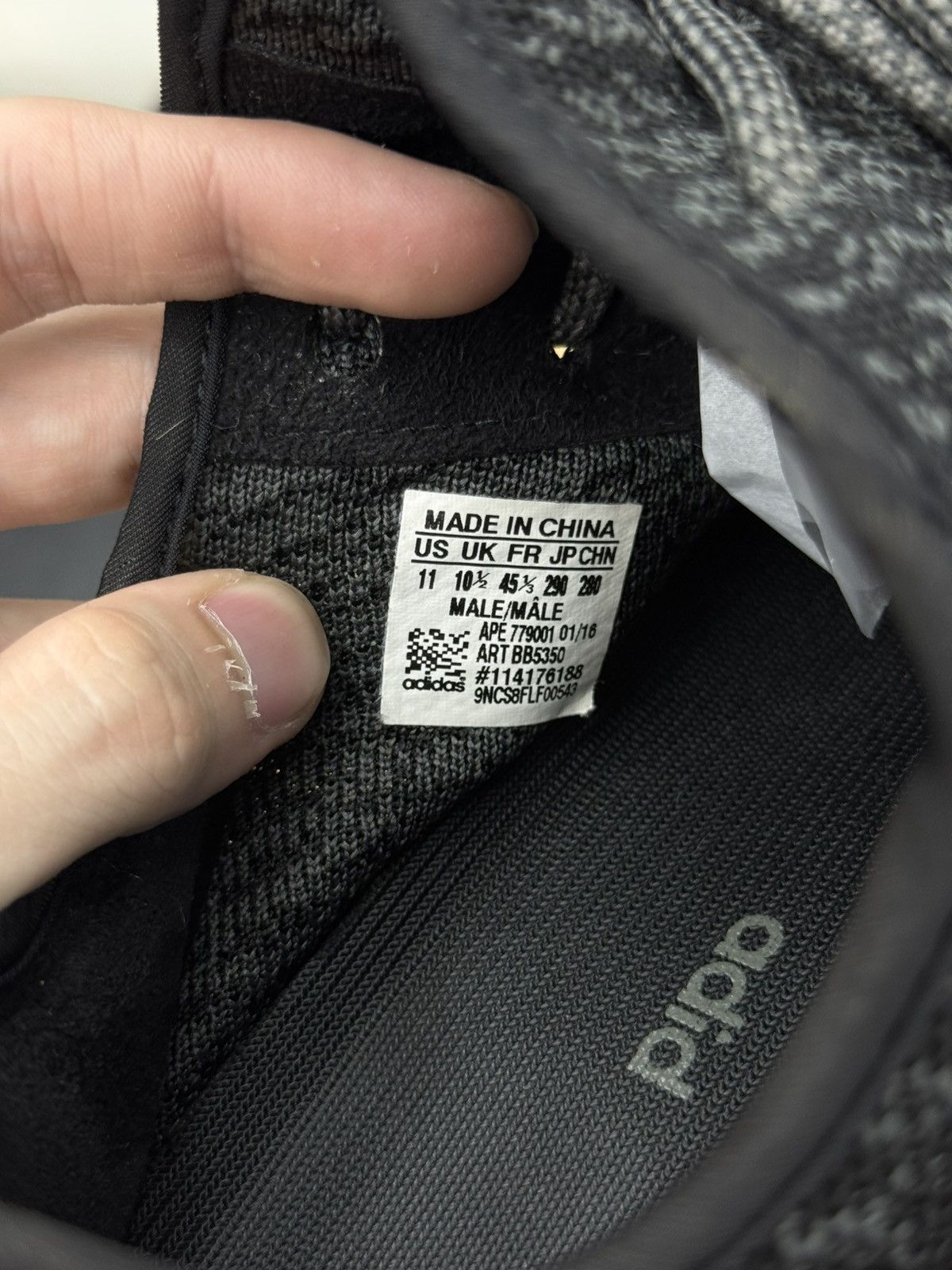 Yeezy Yeezy 350 Pirate Black (2016) Size 11 Pre Owned 🧼 Size US 11 / EU 44 - 13 Thumbnail