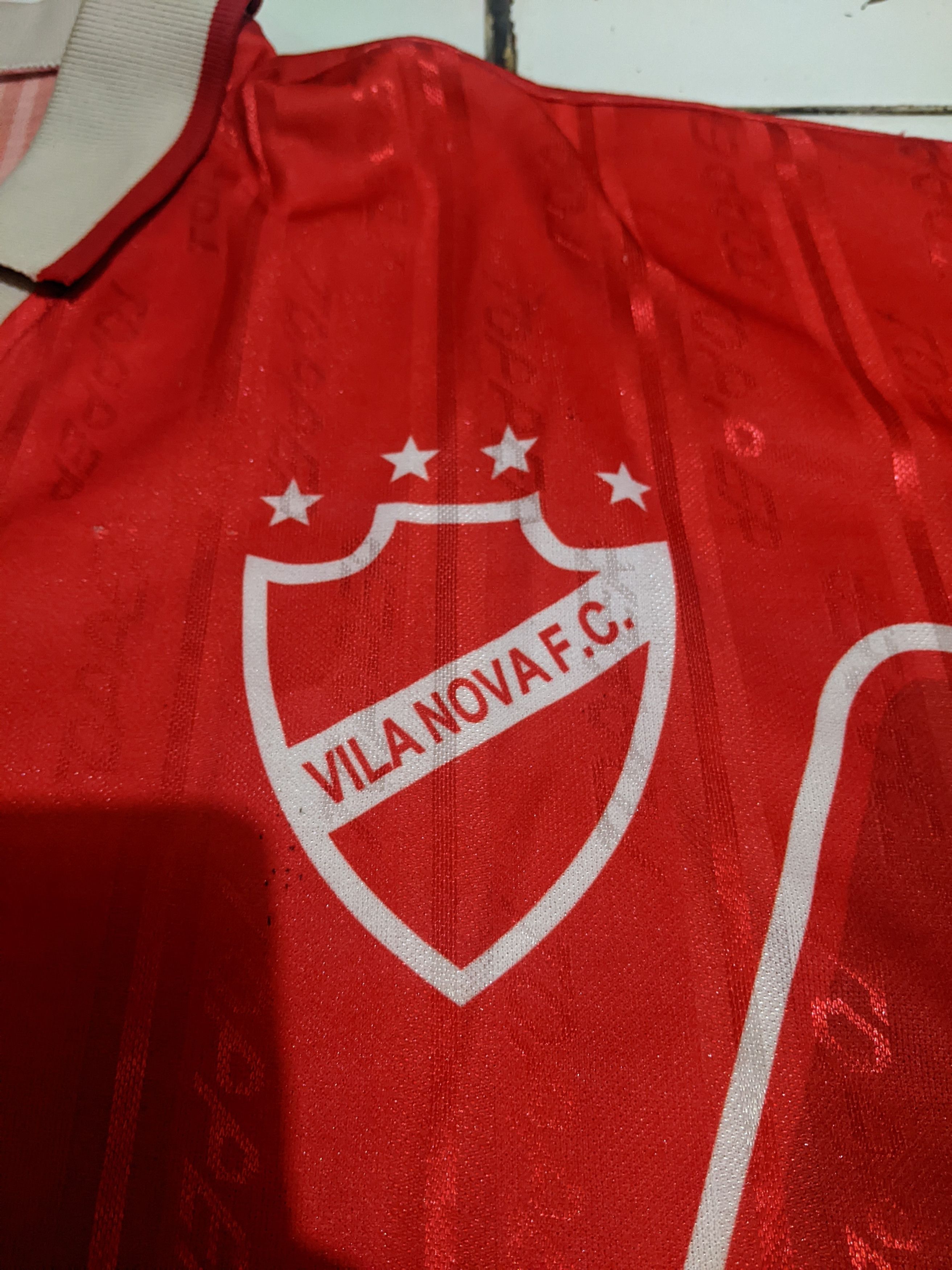Vintage Vila Nova 1997 home Jersey football shirt Size US L / EU 52-54 / 3 - 5 Thumbnail