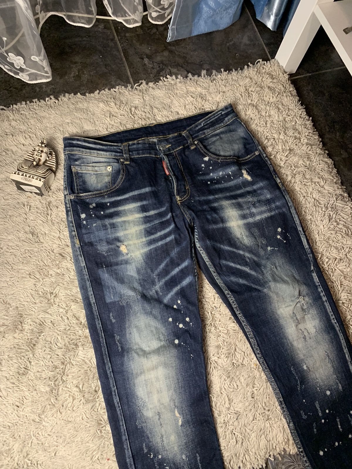 Dsquared2 × Vintage Dsquared2 distressed denim pants Size US 34 / EU 50 - 4 Thumbnail