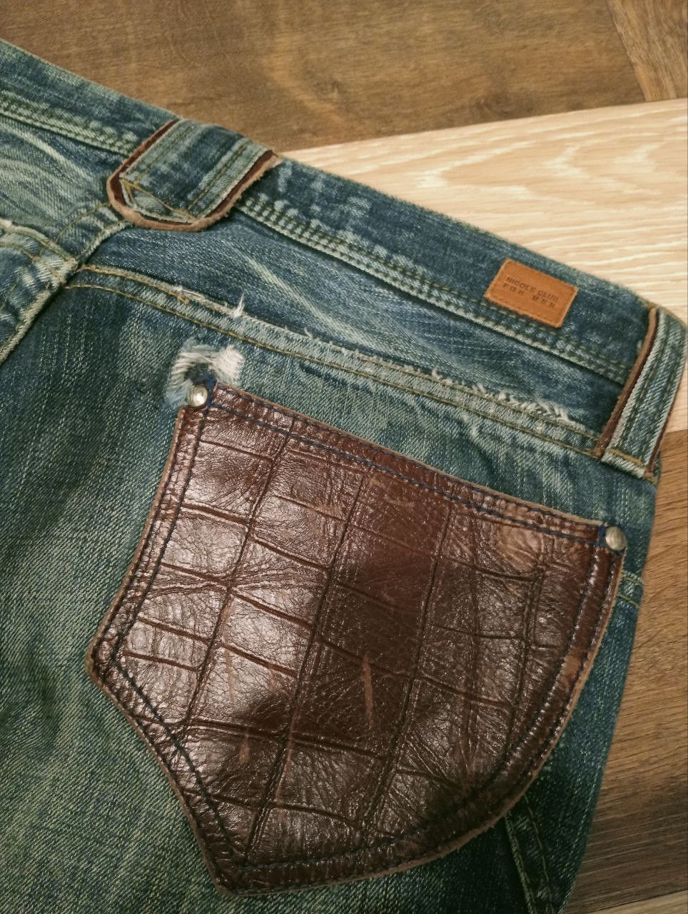 Nicole Club VINTAGE NICOLE CLUB JAPAN DISTRESSED JEANS Size US 33 - 13 Thumbnail
