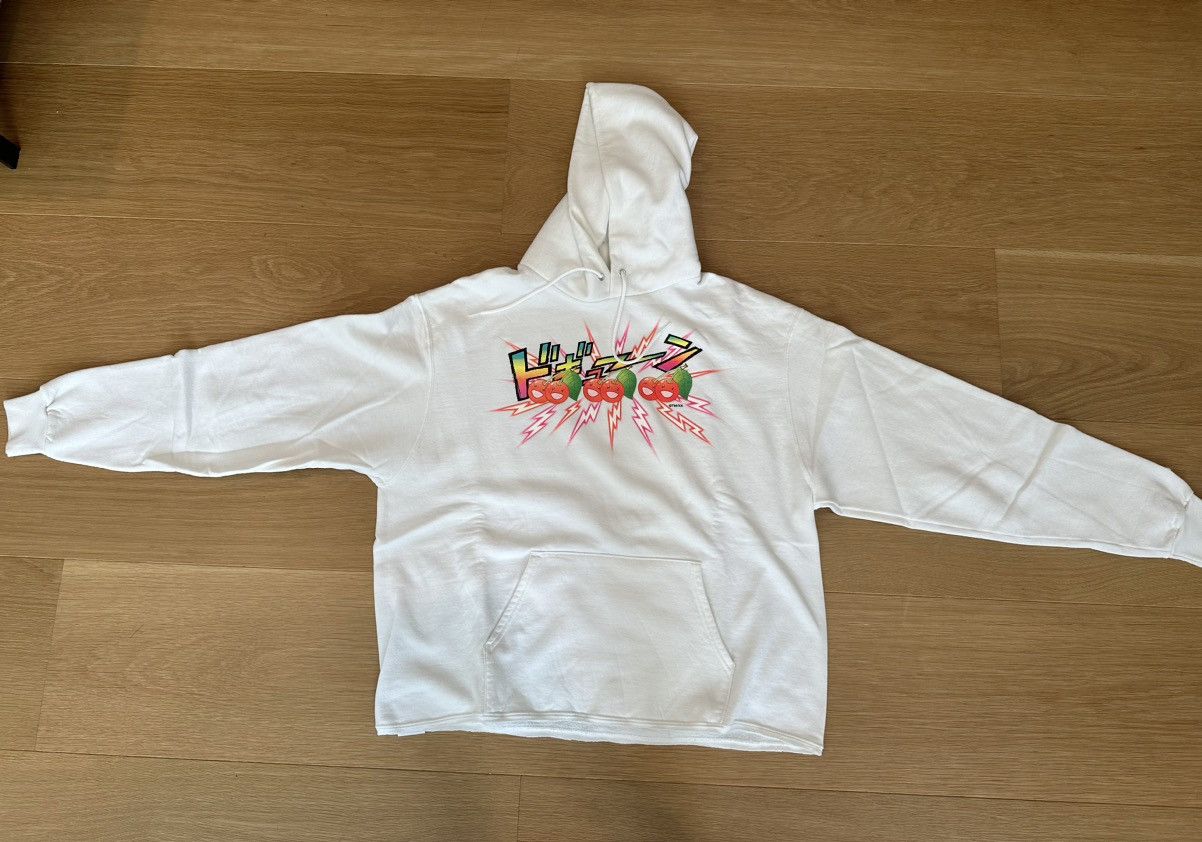 image of Takashi Murakami X Cherry Fukuoka Complexcon Exclusive Hoodie in White, Men's (Size XL)