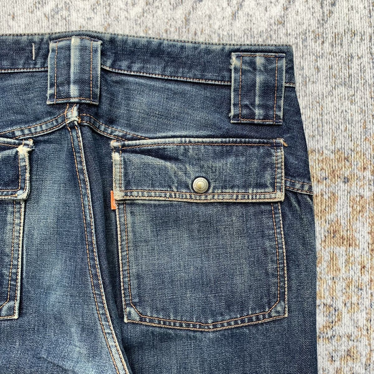 Japanese Brand × Nonnative Rare Japanese Brand Nonnative Bush Fatigue Denim Jeans Size US 32 / EU 48 - 9 Thumbnail