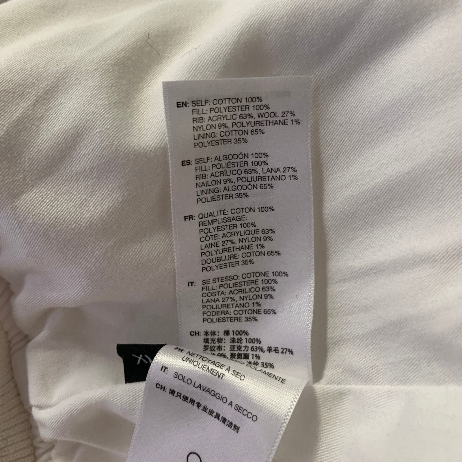John Elliott JOHN ELLIOTT XL White Paint Splatter Cotton Bomber Jacket Size US XL / EU 56 / 4 - 7 Thumbnail