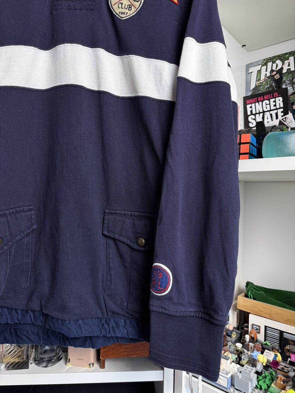 Designer × Polo Ralph Lauren × Ralph Lauren Vintage y2k Ralph Lauren chief keef style hoodie L designer Size US L / EU 52-54 / 3 - 4 Thumbnail