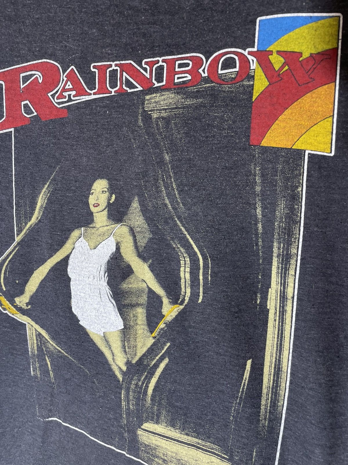Band Tees × Vintage Rainbow 1983 RARE y2k vintage T shirt Size US S / EU 44-46 / 1 - 7 Thumbnail