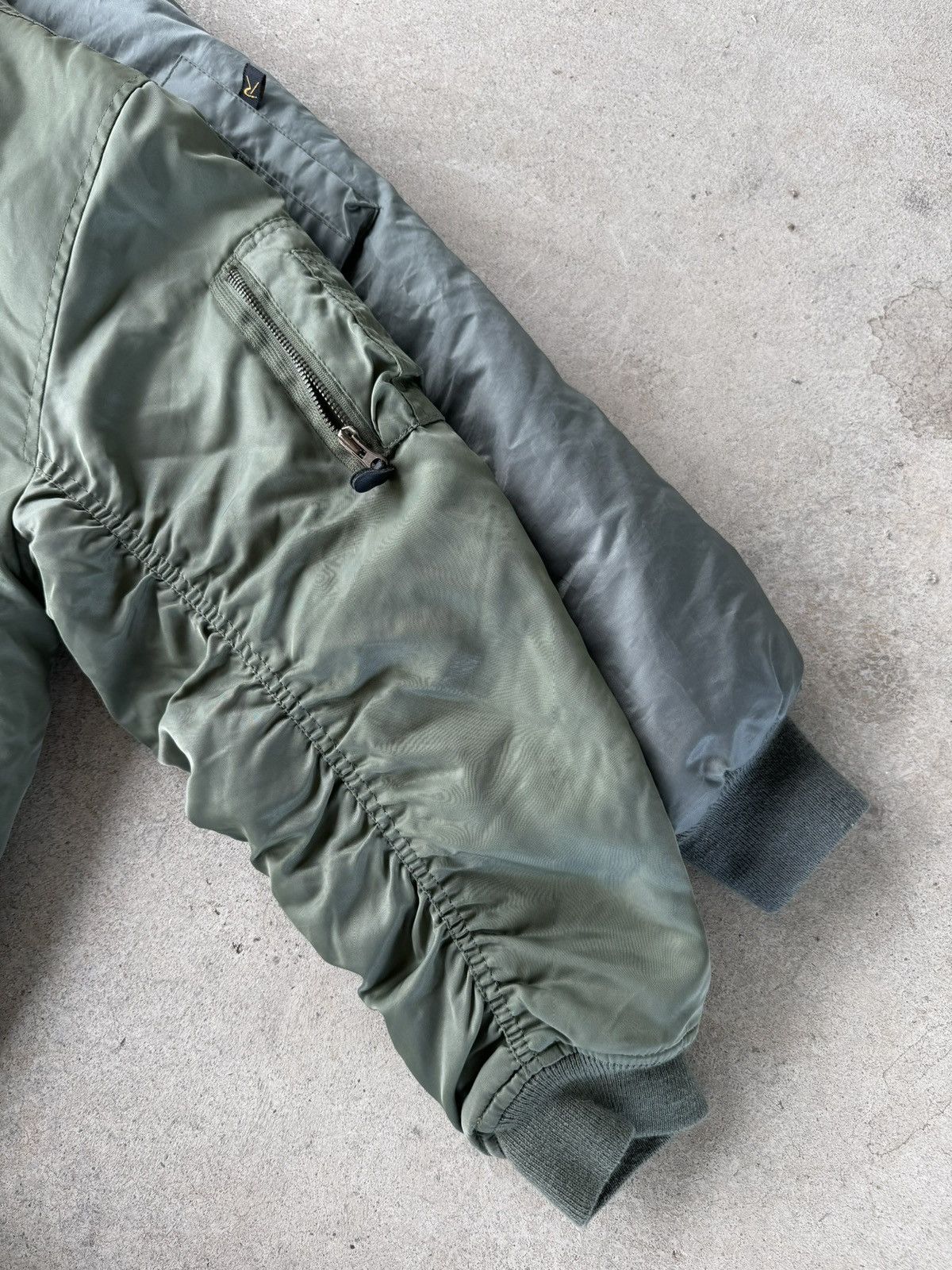 Vintage Vintage MA 1 Military Bomber Jacket Size US M / EU 48-50 / 2 - 7 Thumbnail