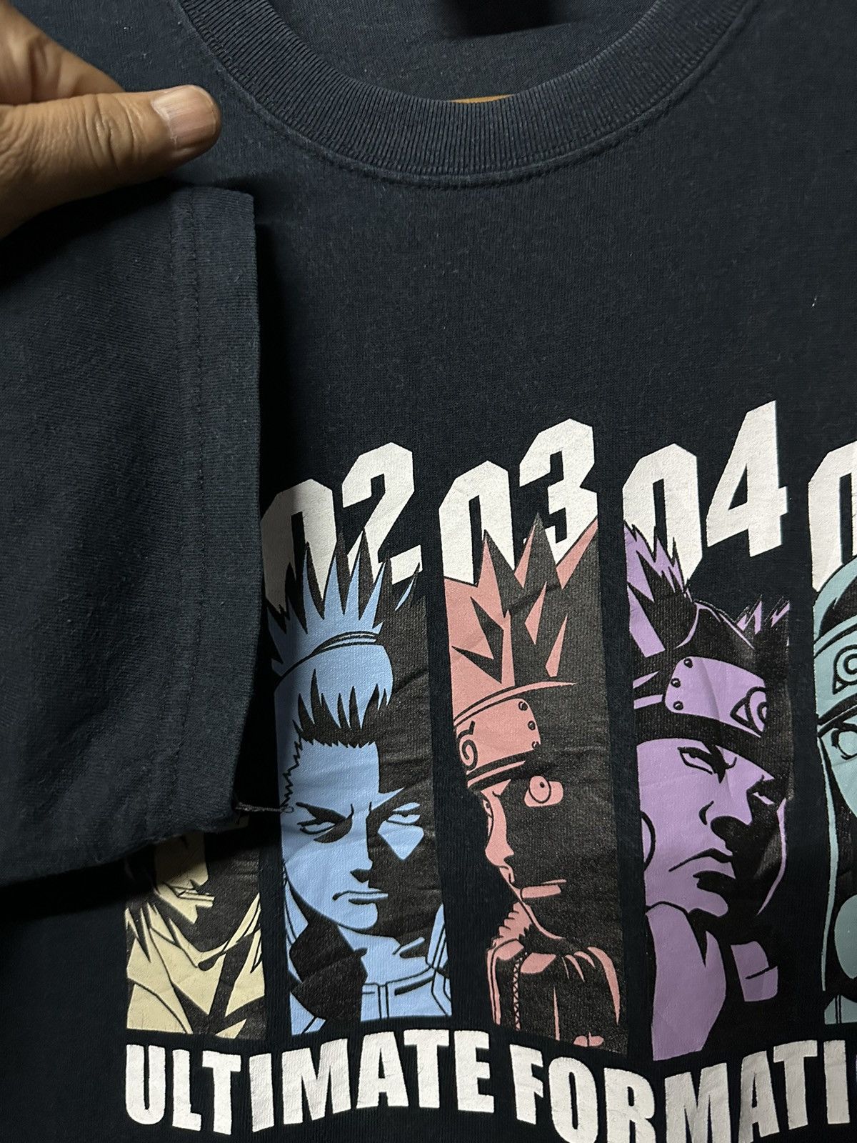Vintage Cospa Anime Naruto Ultimate Formation Manga Tee