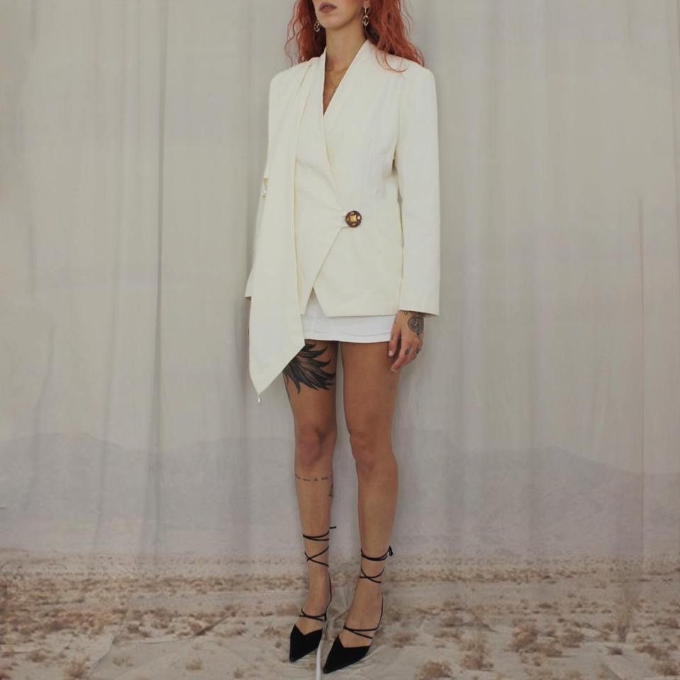 Vintage 🏛️PEPLUM BLAZER🏛️ Size M / US 6-8 / IT 42-44 - 2 Thumbnail
