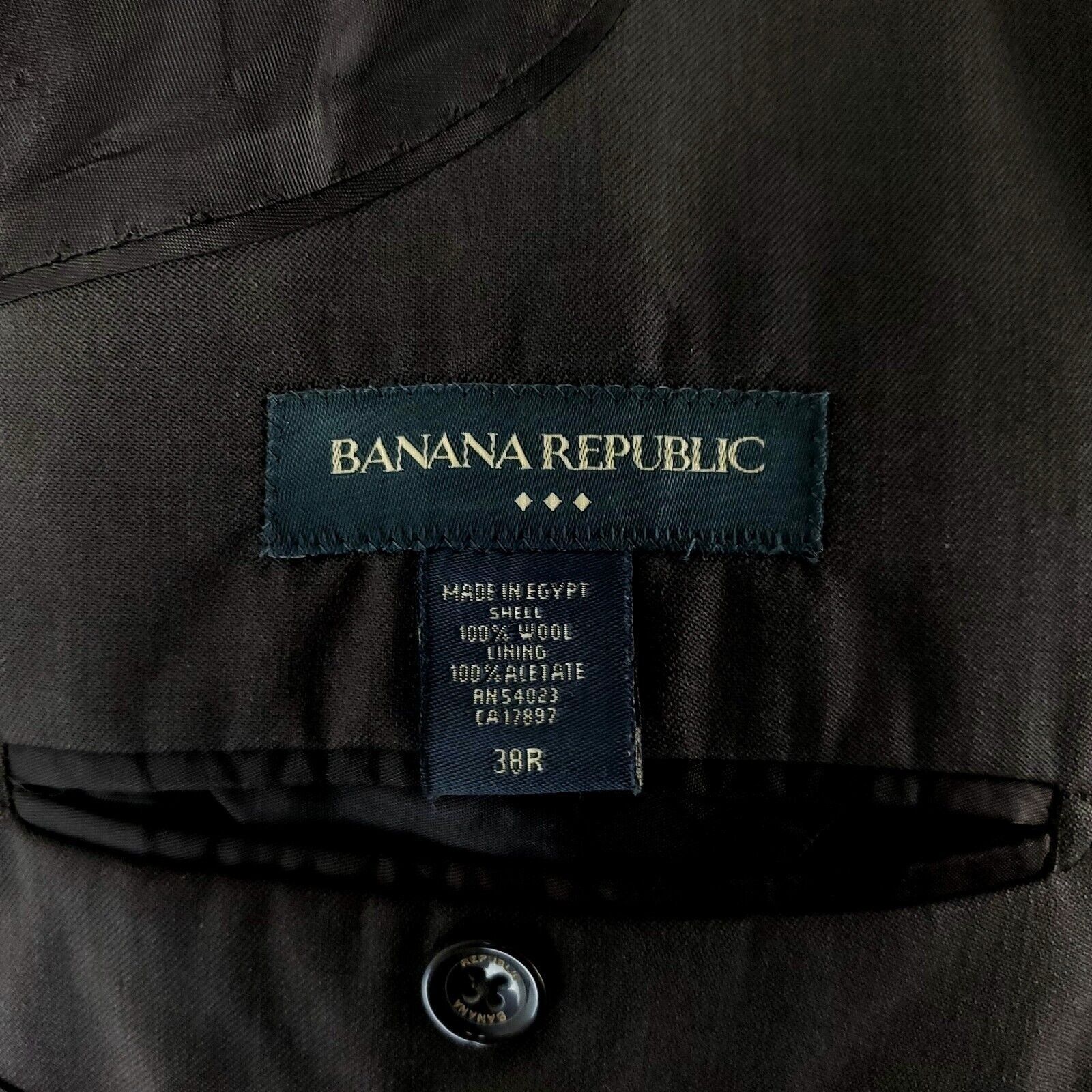 Banana Republic Banana Republic Wool 3 Button Blazer 38R Beige Green Size 38R - 8 Thumbnail