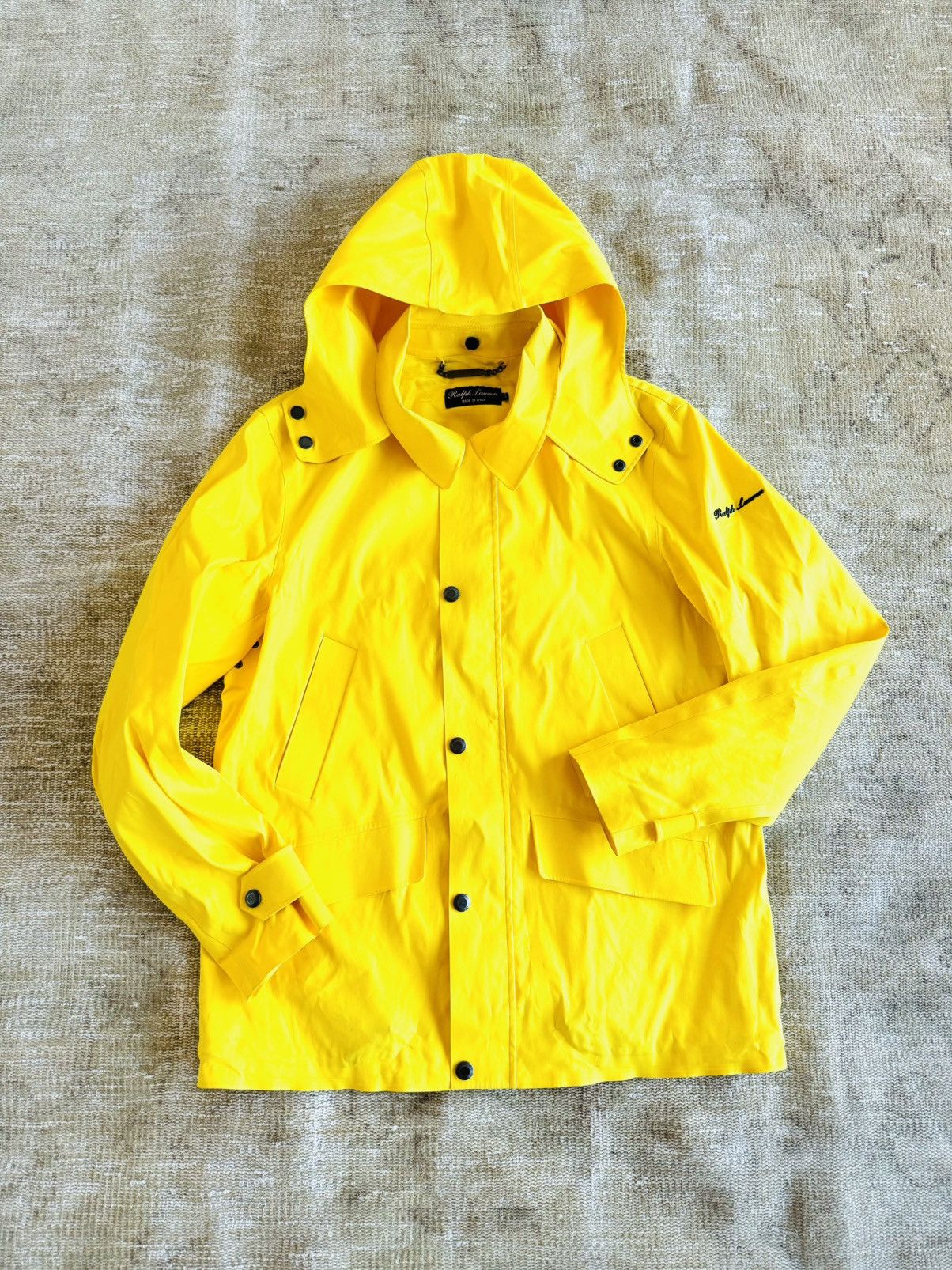 Ralph Lauren Rare Ralph Lauren raincoat Fisherman style hood purple Label Size US L / EU 52-54 / 3 - 1 Thumbnail