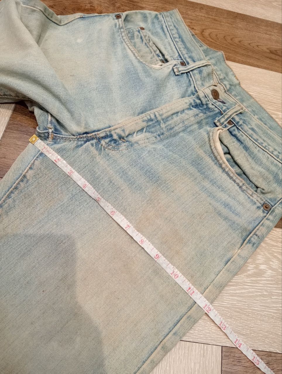 Levi's LEVI'S VINTAGE 505-0217 TOP BUTTON #8 DISTRESSED DENIM PANTS Size US 32 / EU 48 - 21 Thumbnail