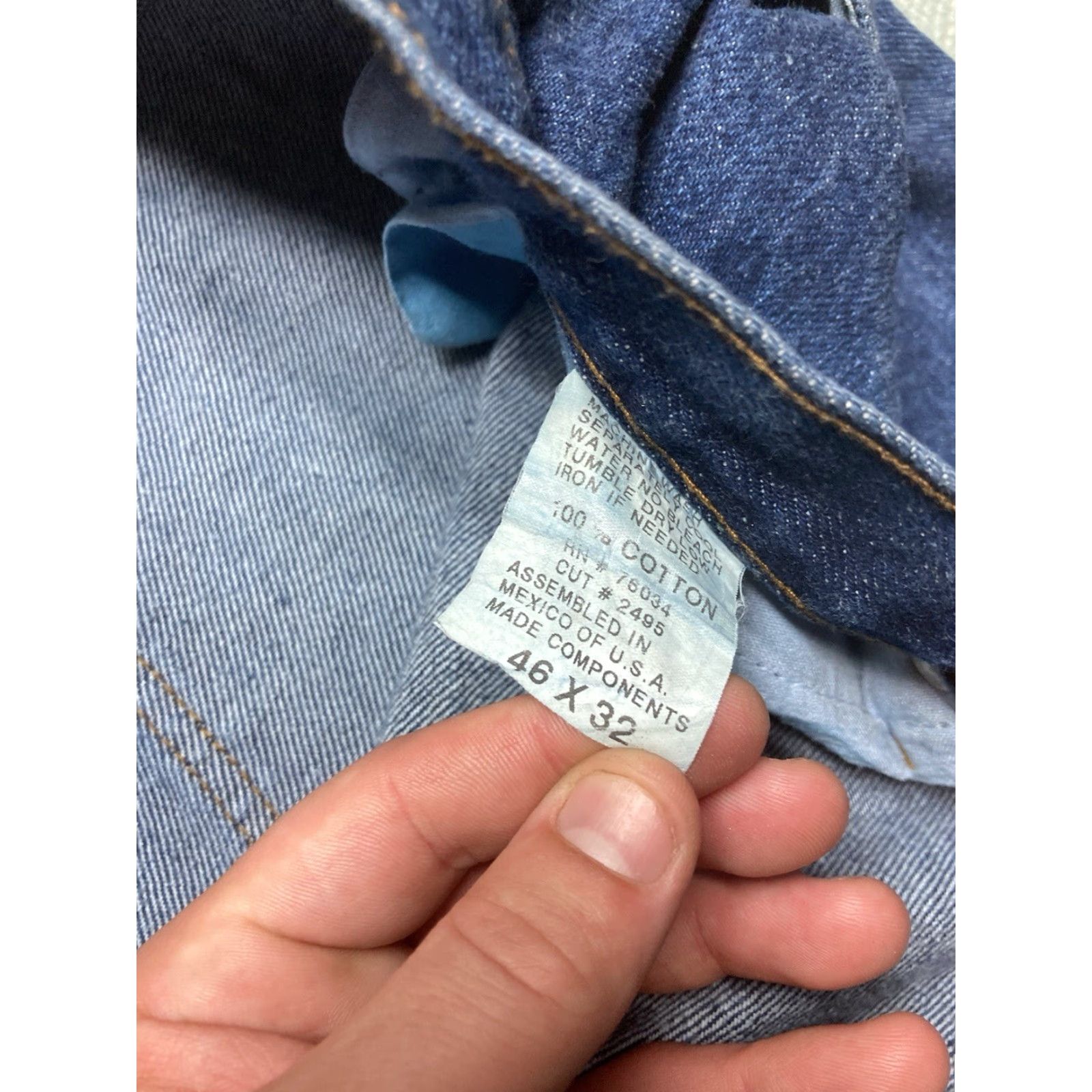 Vintage VINTAGE Bullseye Jeans Men 44x32 Hip Hop Wide-Leg Carpenter Baggy 90s 2000s Jeans Size US 44 / EU 60 - 7 Thumbnail