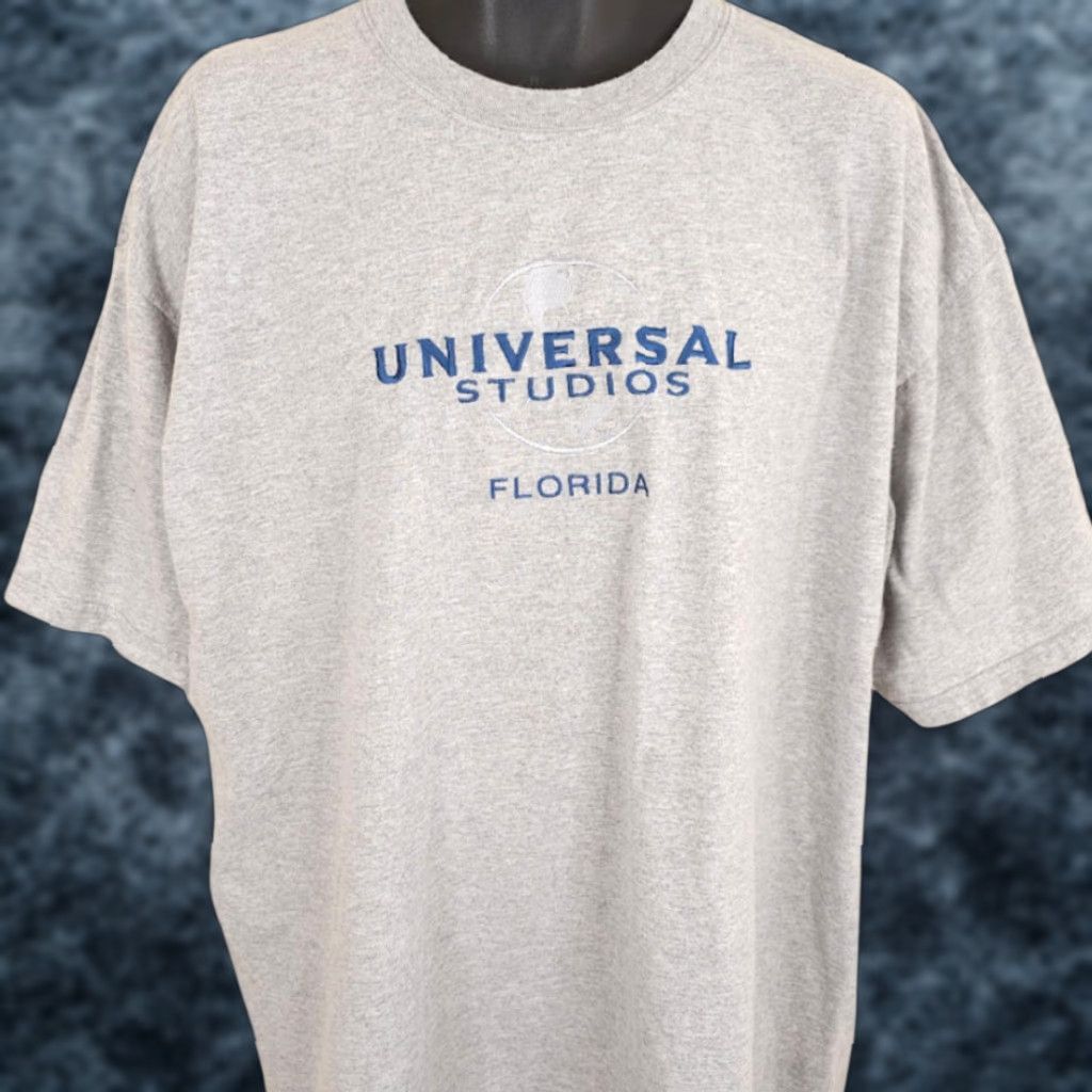 Vintage VINTAGE Universal Studios Florida T Shirt Mens 2XL Gray Y2K Souvenir Size US XXL / EU 58 / 5 - 1 Thumbnail