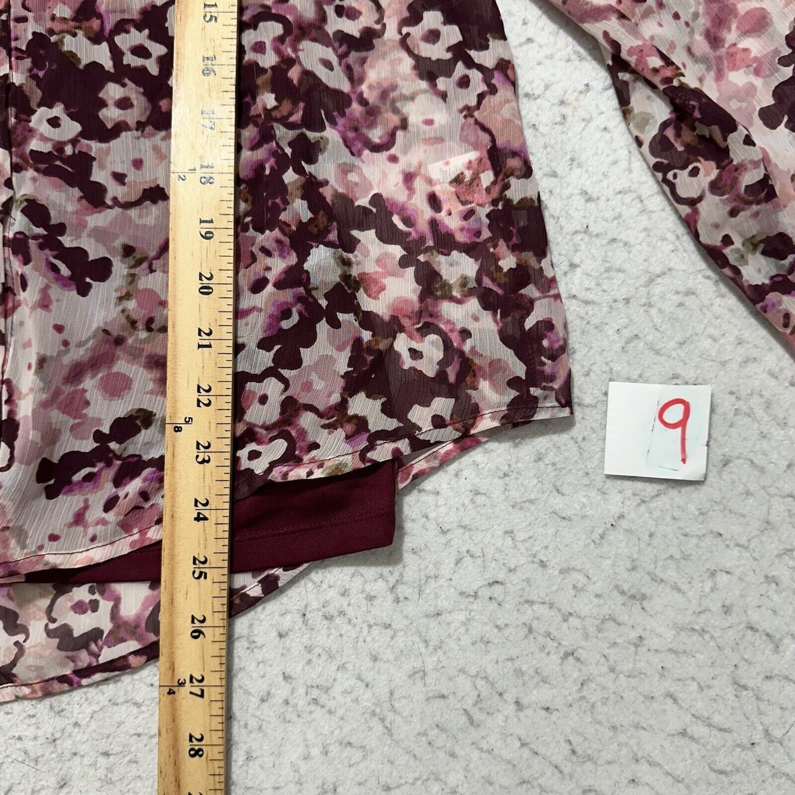 Liz Claiborne Liz Claiborne Medium Floral Button Down + Tank Top Sheer Size M / US 6-8 / IT 42-44 - 9 Thumbnail