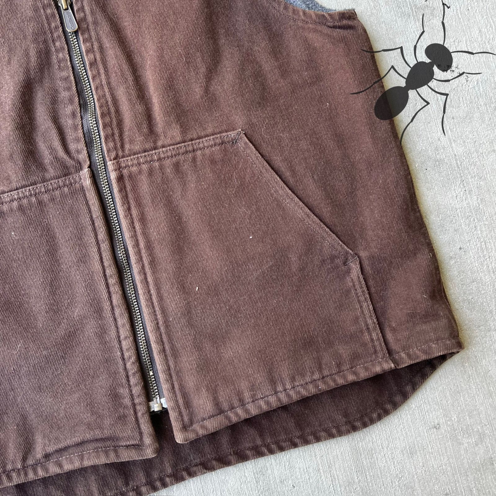 Carhartt × Vintage Carhartt V19 DKB brown work wear vest Size US M / EU 48-50 / 2 - 3 Thumbnail