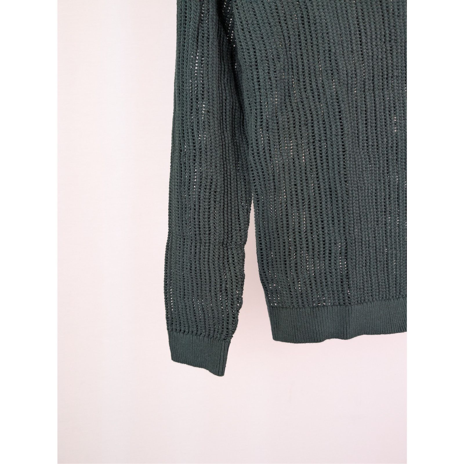 Aime Leon Dore o1rshd1 Long Sleeve Mesh Polo Shirt in Scarab Green Size US S / EU 44-46 / 1 - 5 Thumbnail