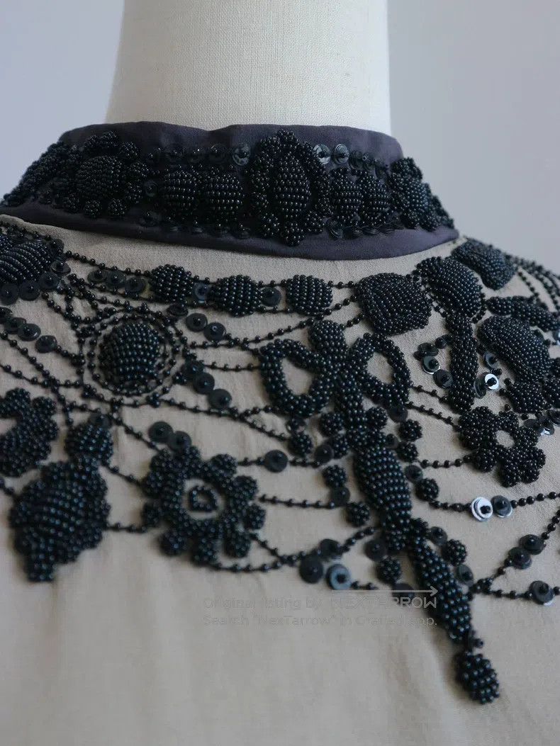 Dries Van Noten Dries Van Noten Hand Beaded Shirt Top Size S / US 4 / IT 40 - 6 Thumbnail