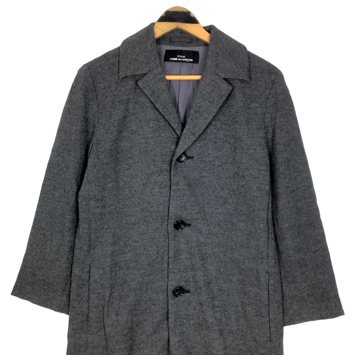 Comme des Garcons Vintage 90s Tricot Comme Des Garcons 1997 S/S Wool Car Coat Size M / US 6-8 / IT 42-44 - 6 Thumbnail