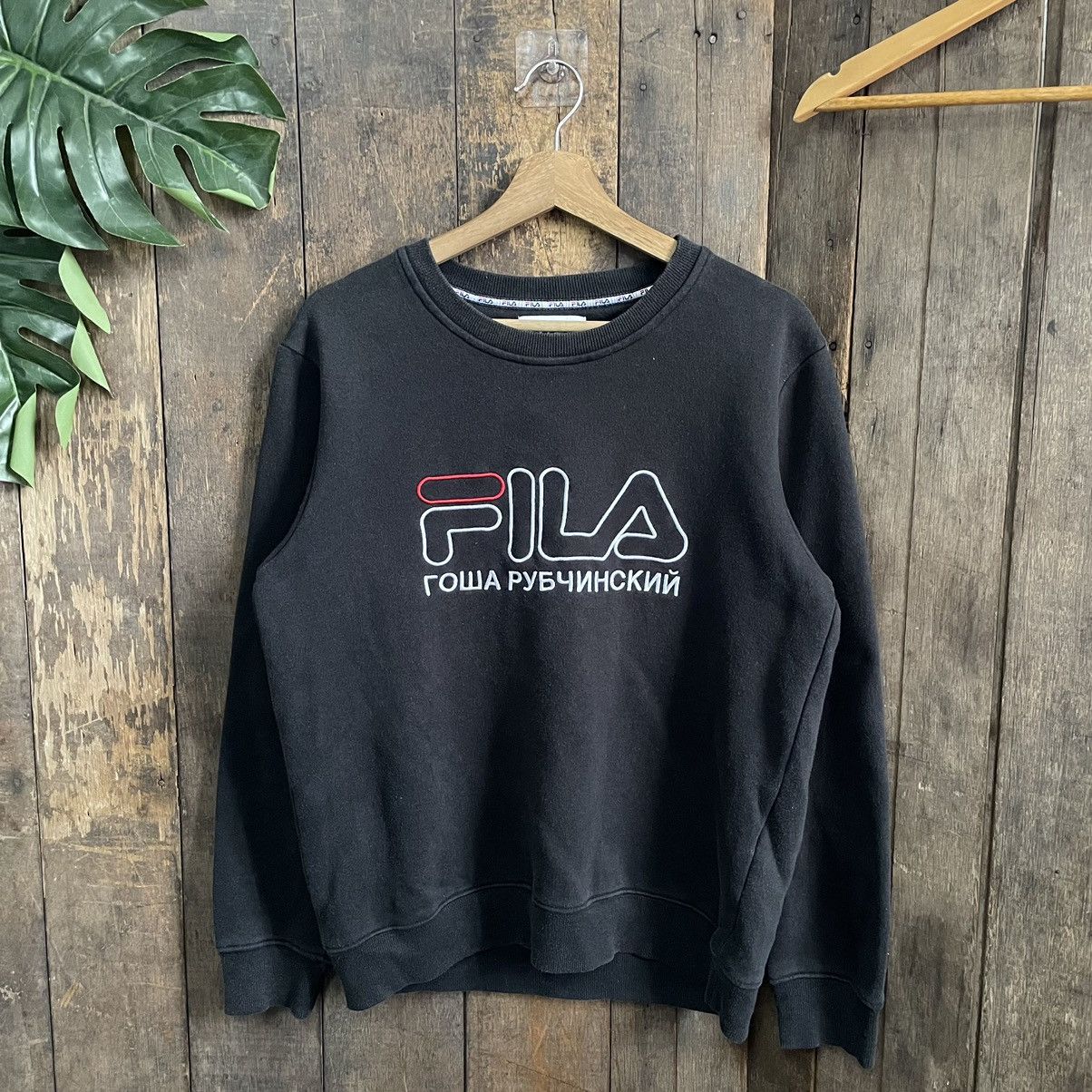 Gosha x misprinted Fila Crewneck