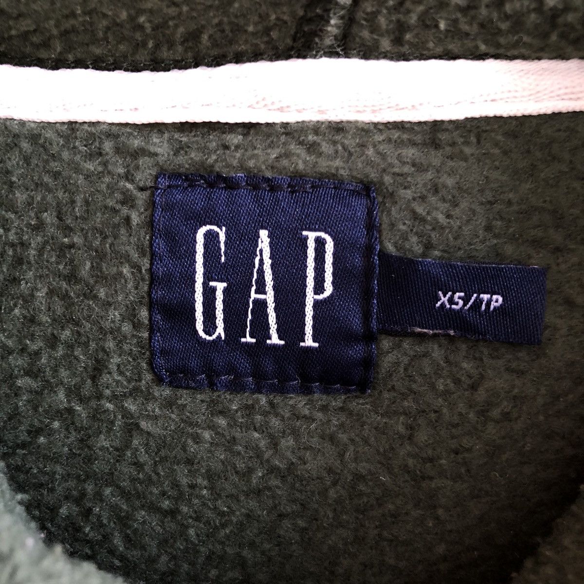 Gap GAP spellout logo fleece hoodie Size US XS / EU 42 / 0 - 7 Thumbnail