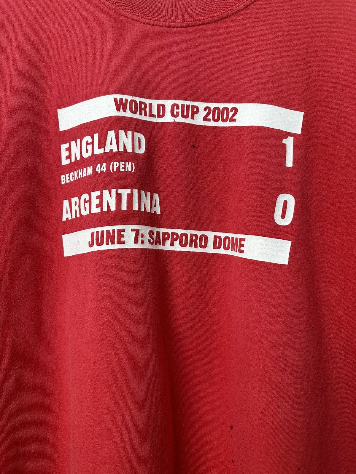 Band Tees Vintage PHILOSOPHY FOOTBALL World Cup 2002 Soccer T Shirt Size US XL / EU 56 / 4 - 5 Thumbnail