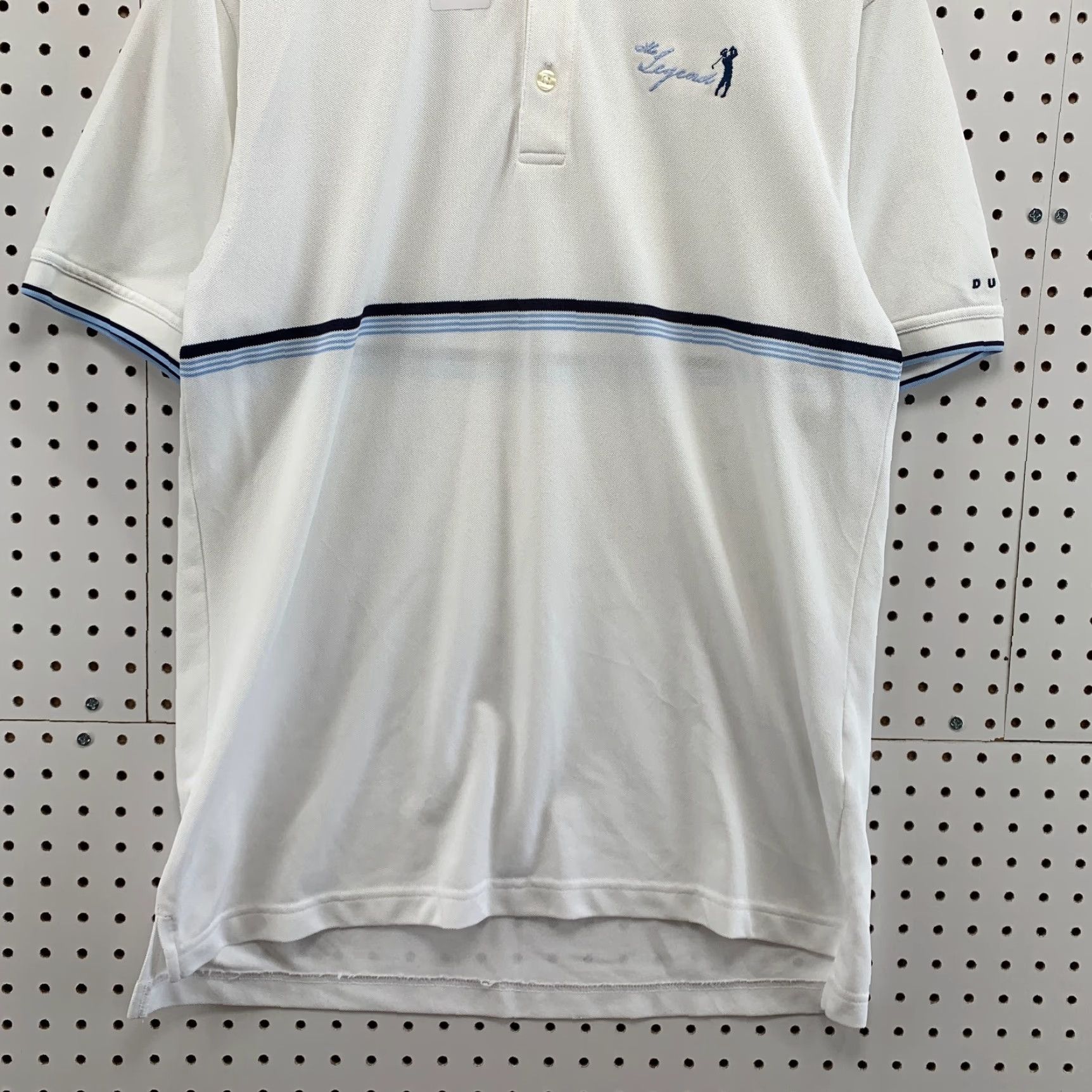 Vintage VINTAGE Dunning Golf Polo Shirt White The Legends Mens Medium Short Sleeve Collar 21x31 Size US M / EU 48-50 / 2 - 5 Thumbnail