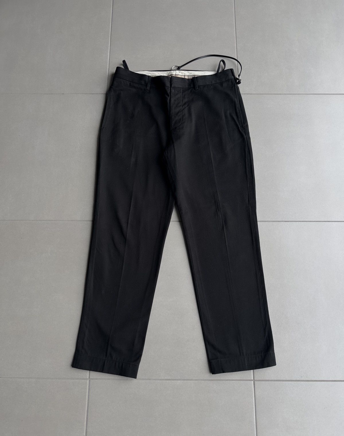 Helmut Lang Helmut Lang 1997 Stripe Leather Pants | Grailed