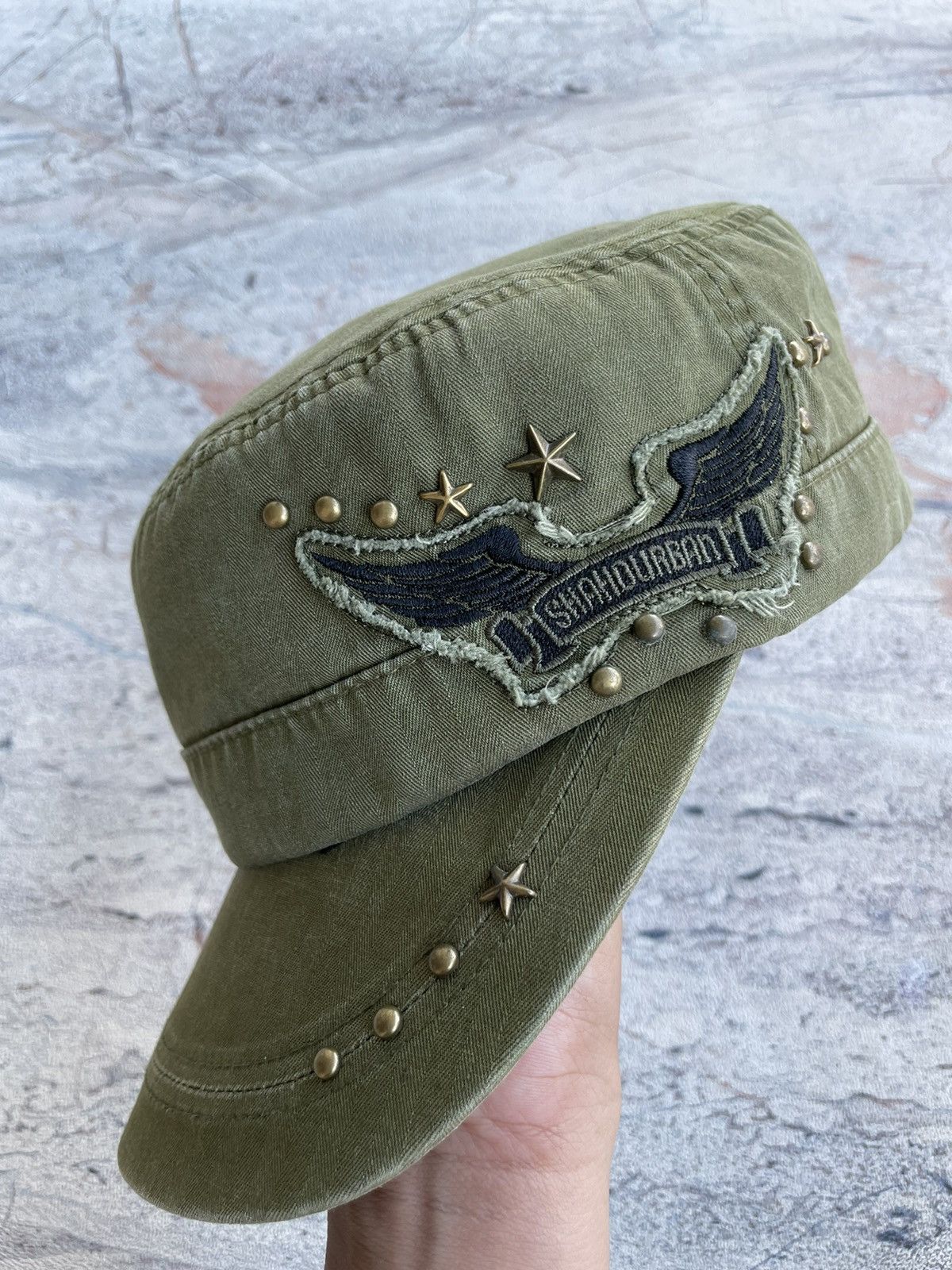 If Six Was Nine Studded Shahourban Wing Patrol Cadet Hat Size ONE SIZE - 2 Thumbnail