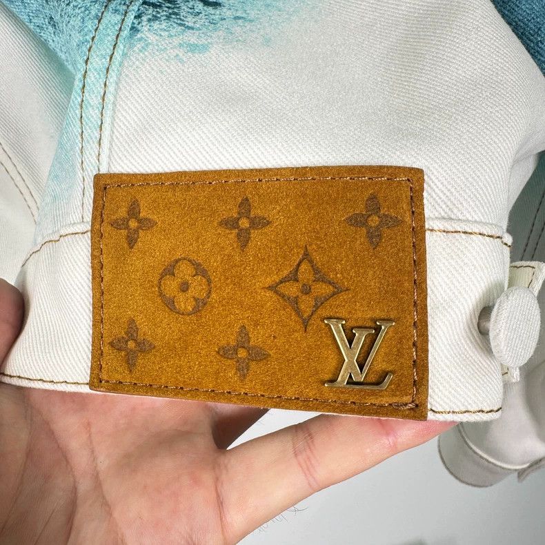 Louis Vuitton Louis Vuitton Gradient starry sky ink-splashing denim jack Size US M / EU 48-50 / 2 - 3 Thumbnail