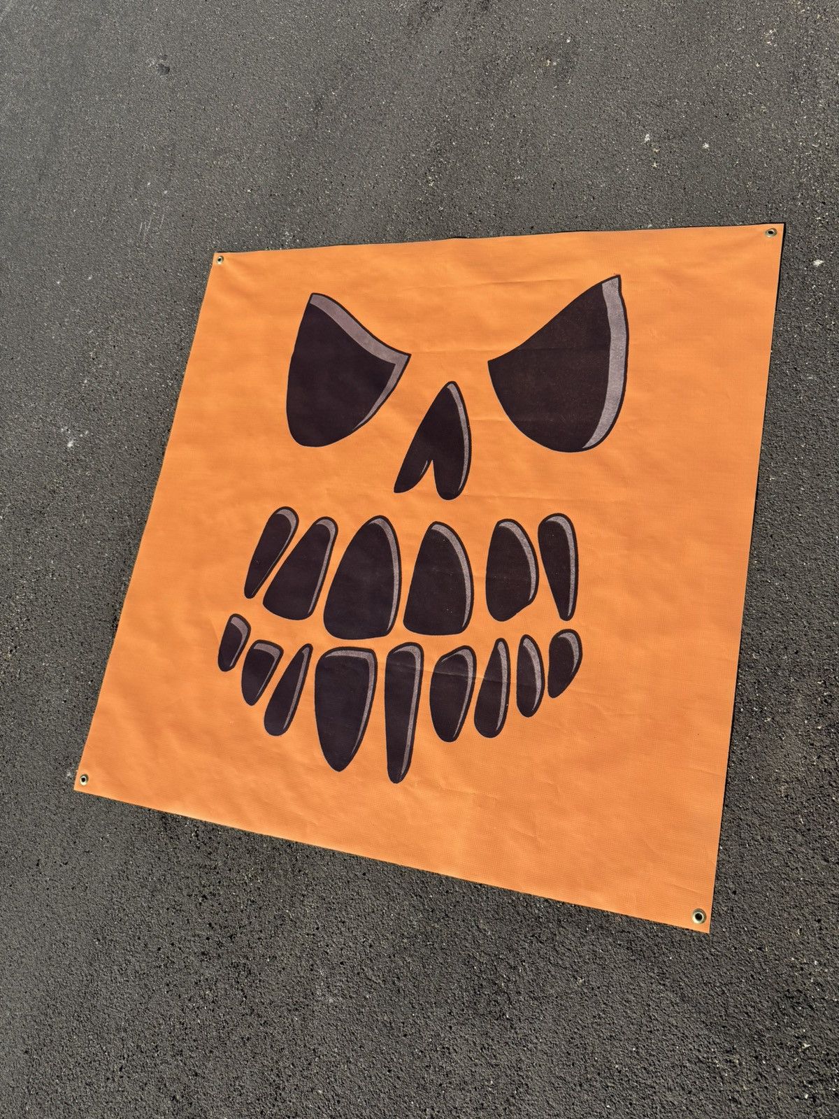 Skull face banner