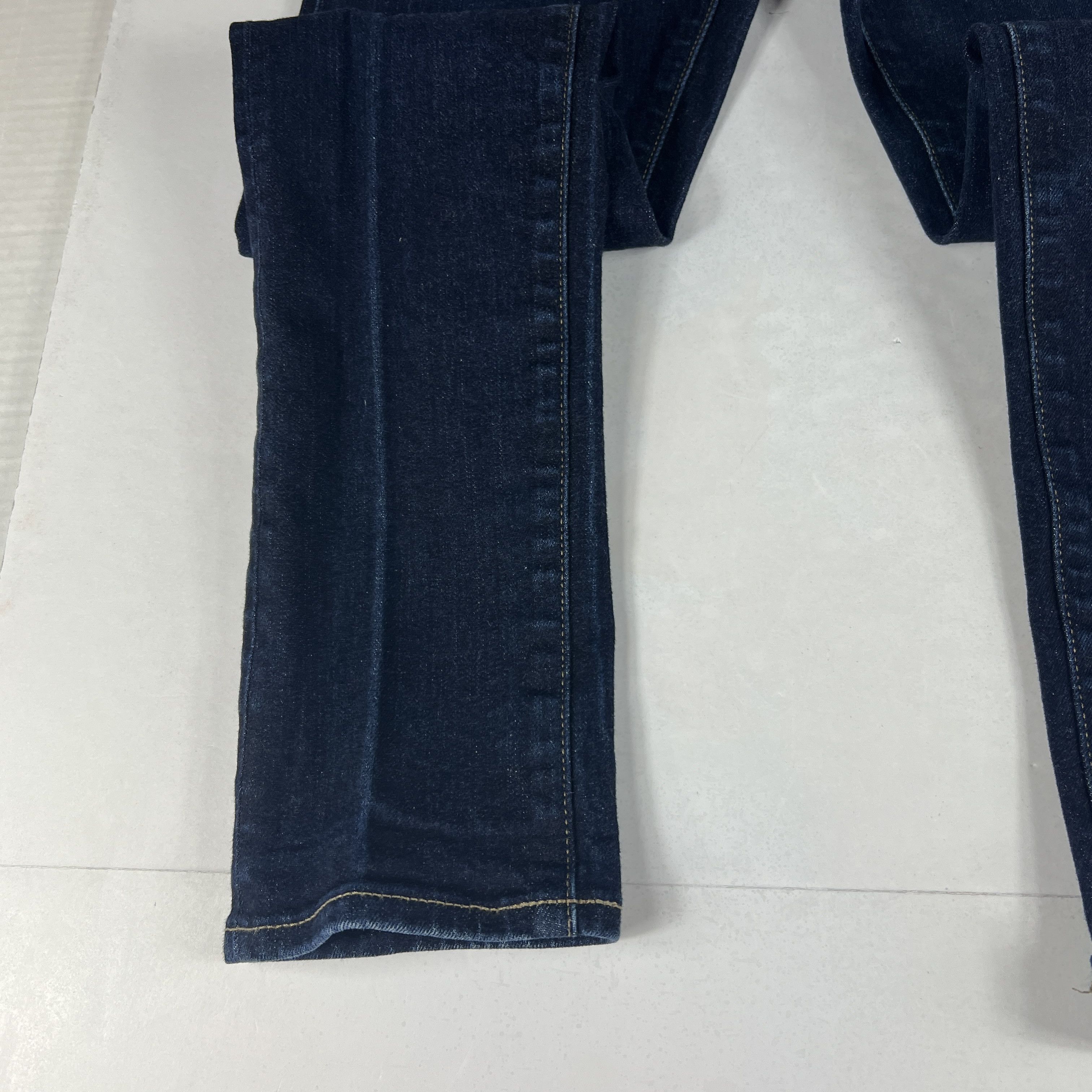Uniqlo Uniqlo Jean Skinny Tapered Selvedge Kaihara Dark Blue Denim Size US 30 / EU 46 - 6 Thumbnail