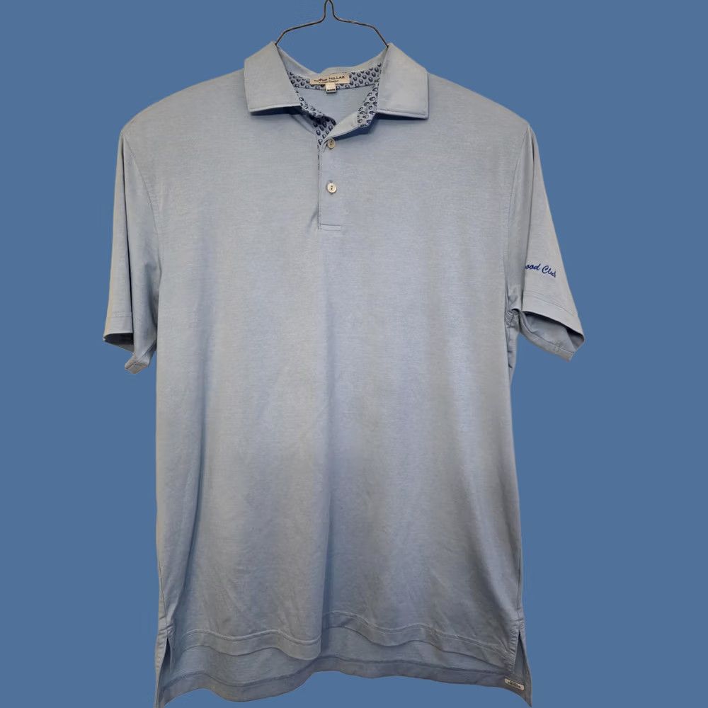 Peter Millar VINTAGE Peter Millar Polo Shirt Mens M Blue Summer Comfort Golf Skull Northwood Club Size US M / EU 48-50 / 2 - 1 Thumbnail