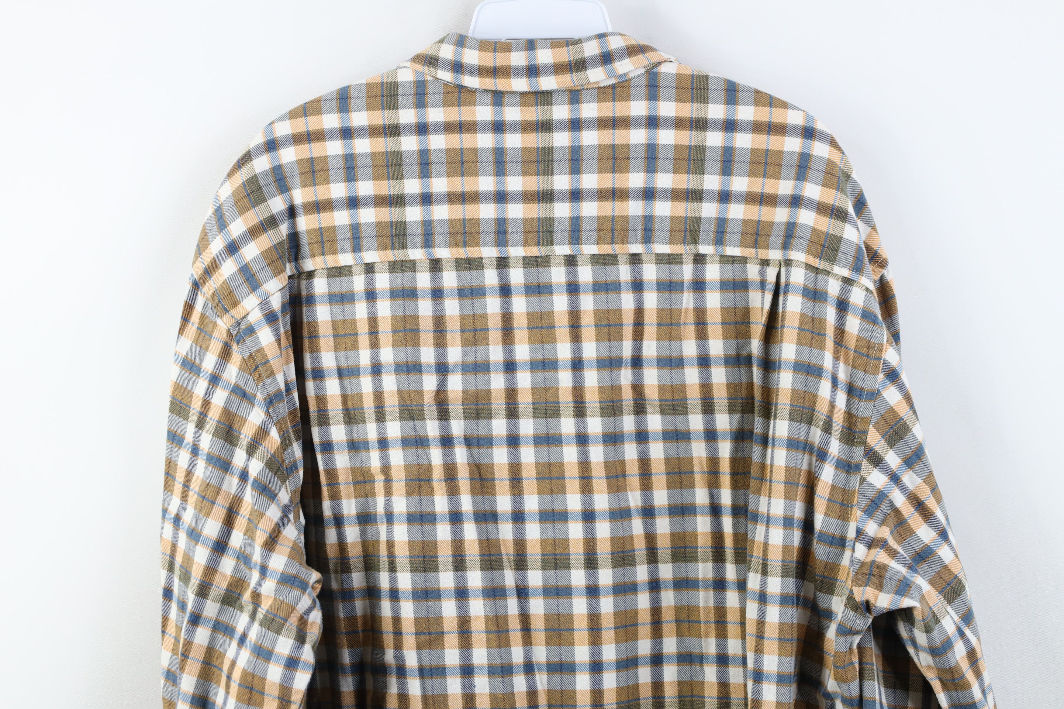 Guess Vintage 90s Guess Heavyweight Flannel Button Shirt Plaid USA Size US XL / EU 56 / 4 - 12 Thumbnail