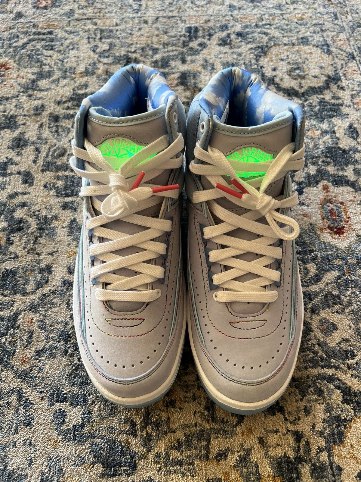 J Balvin × Jordan Brand × Nike Retro Air Jordan 2 J-Balvin Sz 5 Size US 5 / EU 37 - 1 Thumbnail