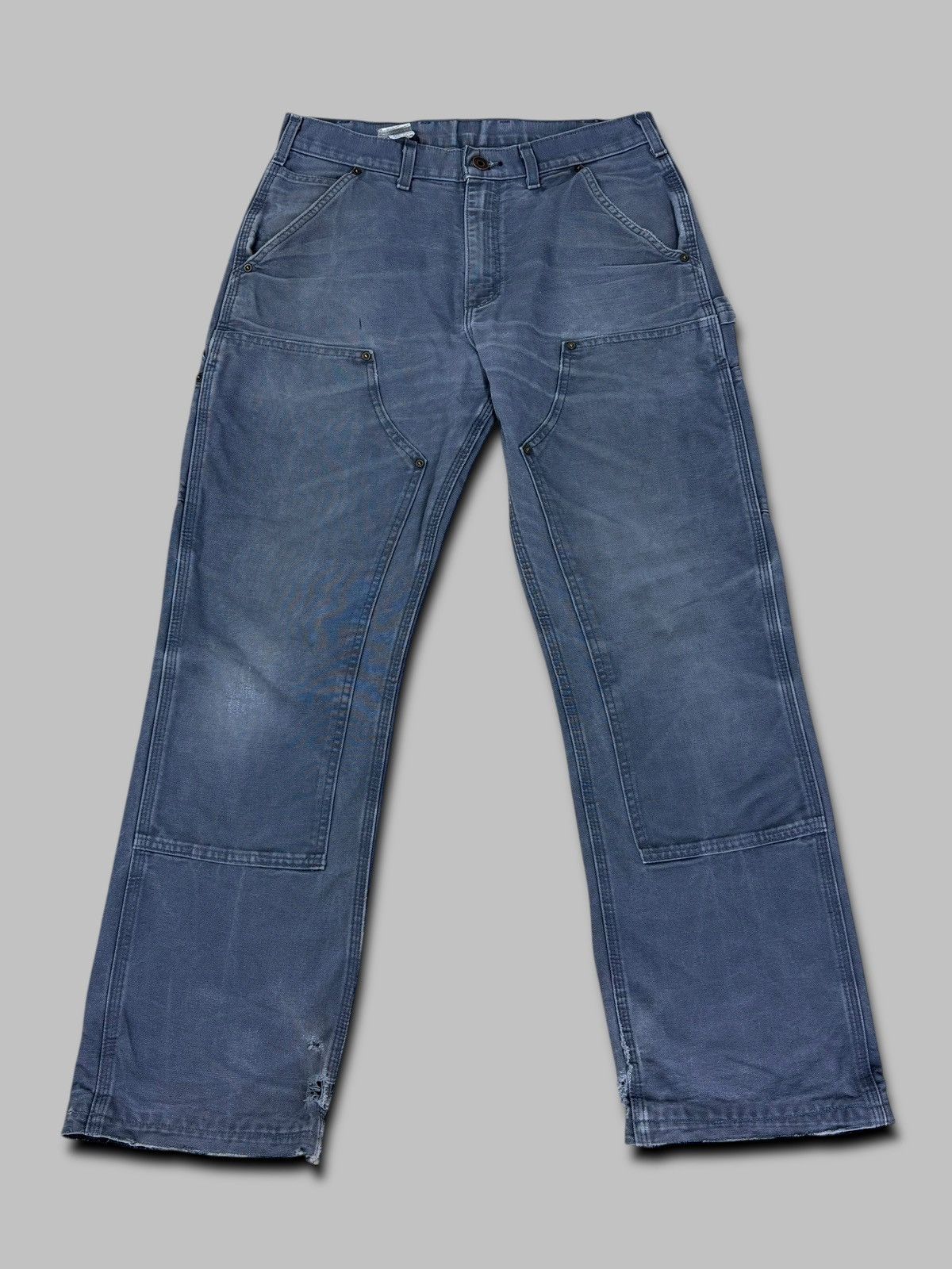 Carhartt Carhartt Distressed Double Knee Pants Workwear Jeans Size US 34 / EU 50 - 2 Thumbnail