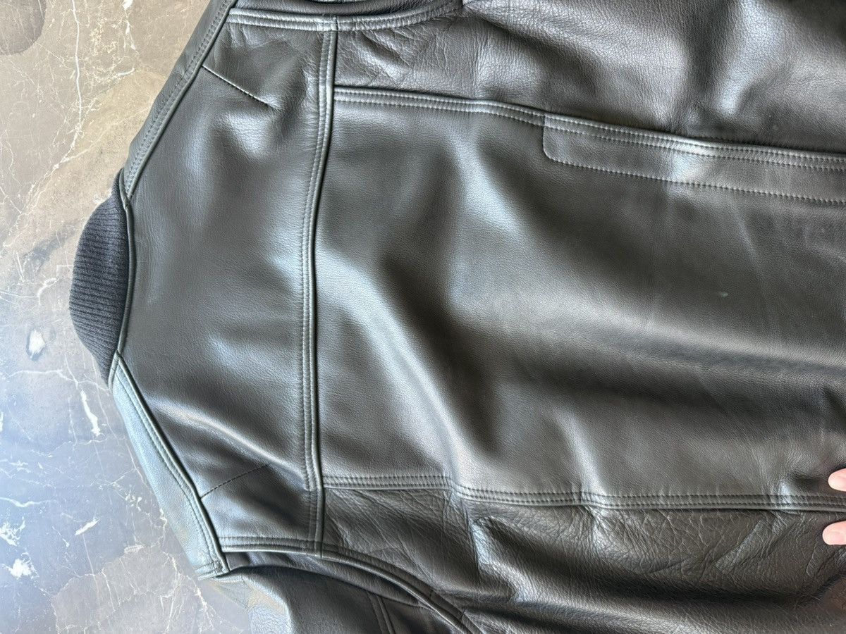 Other Jane Moto Black Leather Bomber Jacket — Made in Brooklyn, NY Size US M / EU 48-50 / 2 - 12 Thumbnail