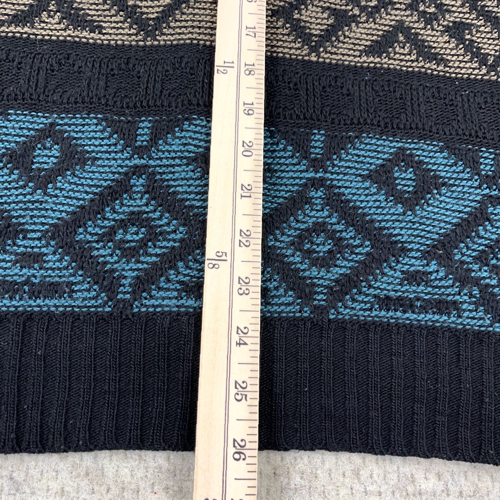 Vintage VINTAGE Campus Cardigan Sweater Men L Geometric Size US L / EU 52-54 / 3 - 7 Thumbnail