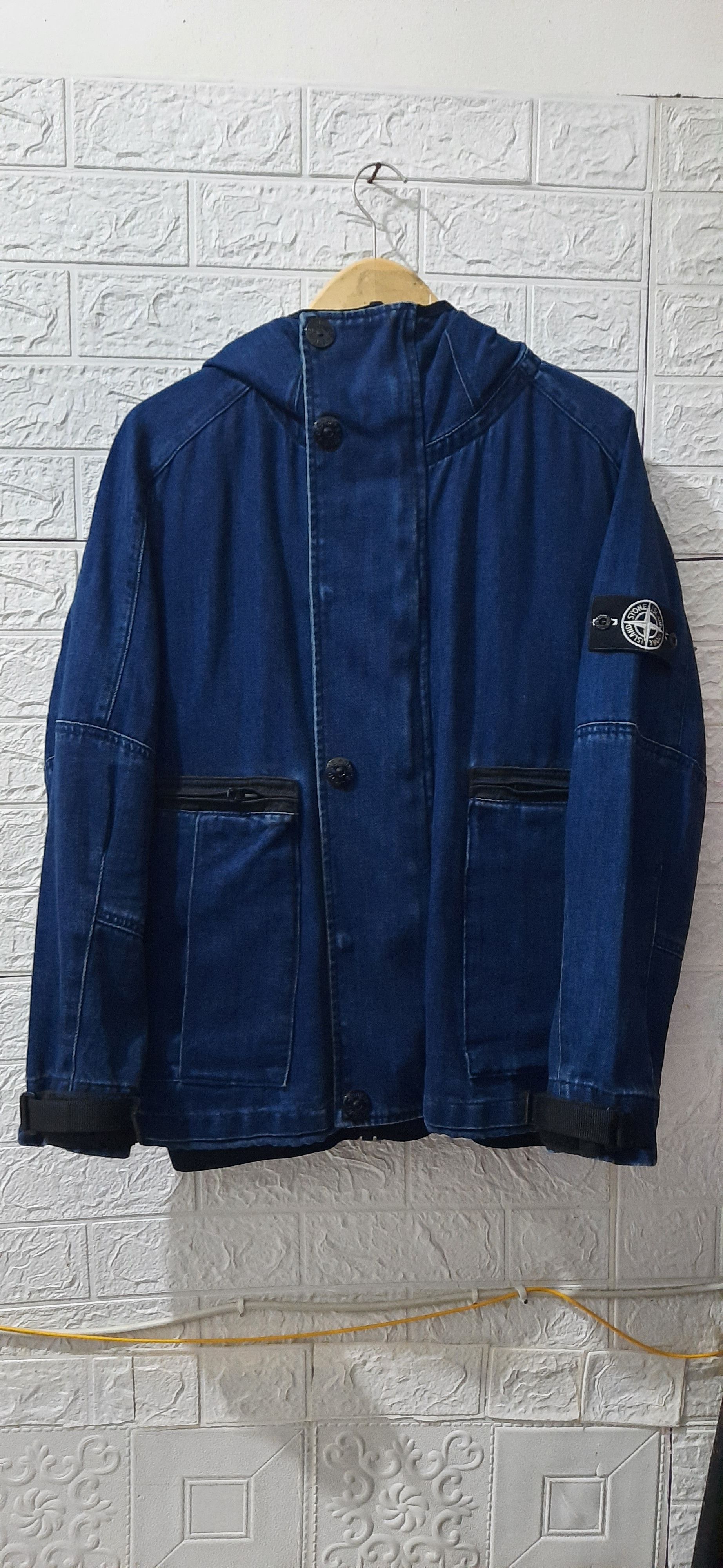 Stone Island Stone Island Polypropylene Denim Detachable Lining Size US L / EU 52-54 / 3 - 1 Thumbnail
