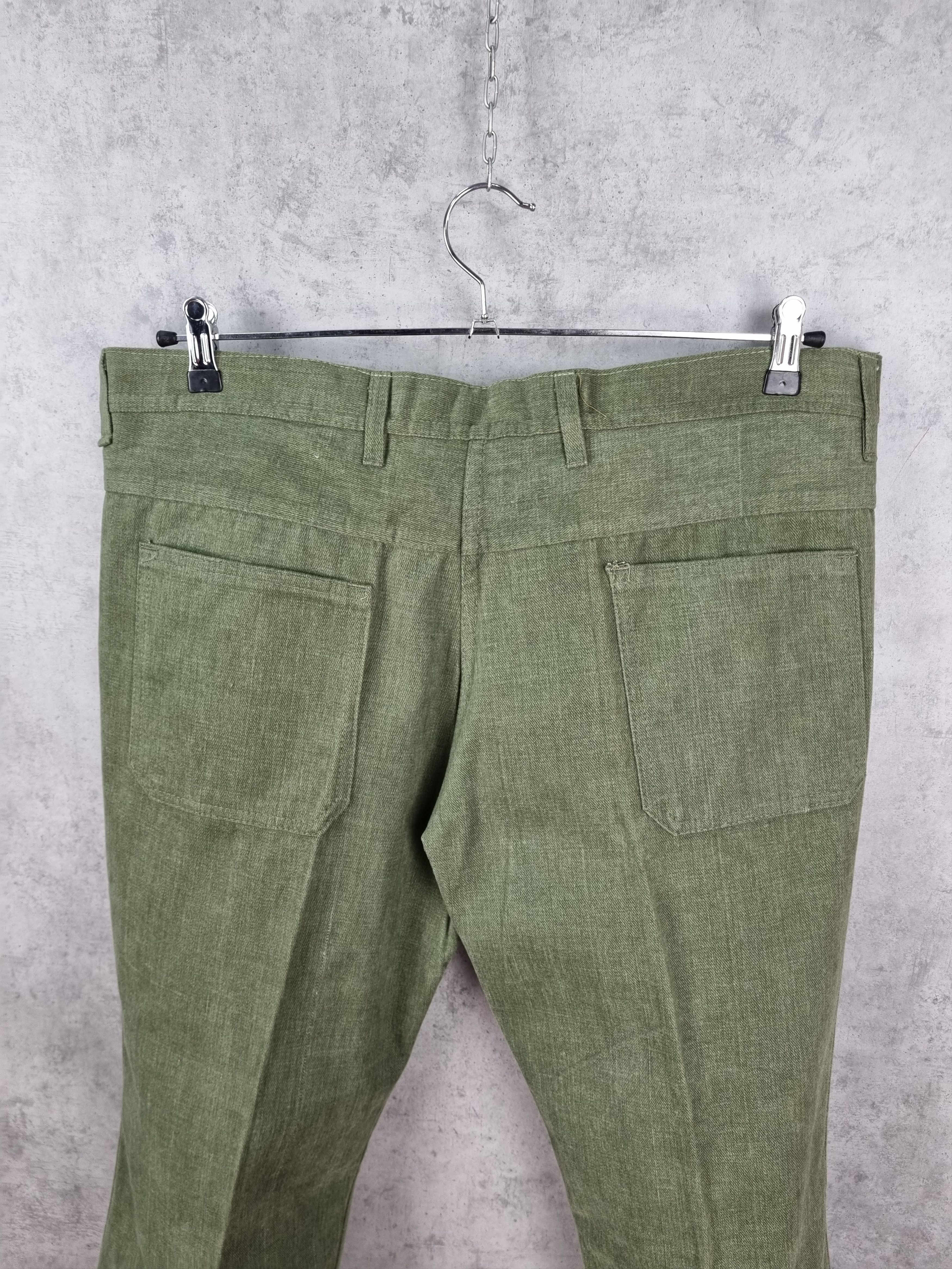 Cowboy Equipment × Vintage Unique Rare Flared Caravela Soft Cotton like Corduroy Size US 38 / EU 54 - 12 Thumbnail