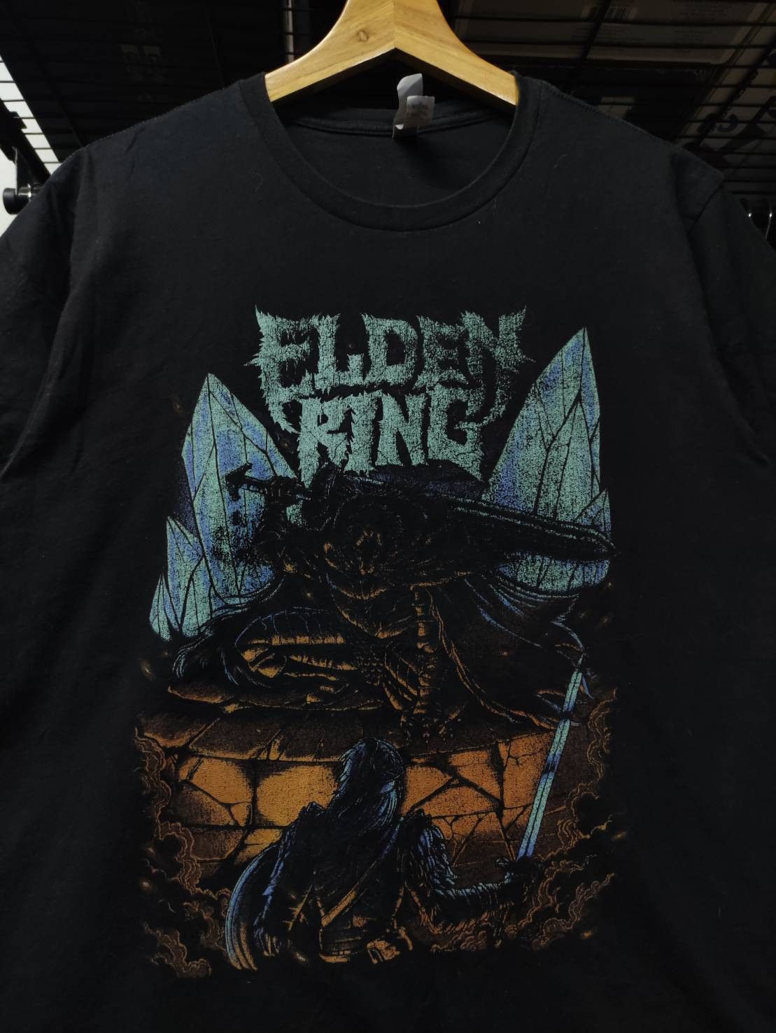Playstation Elden Ring " The Half Wolf " Art Game Promo T-Shirt Size US M / EU 48-50 / 2 - 1 Thumbnail
