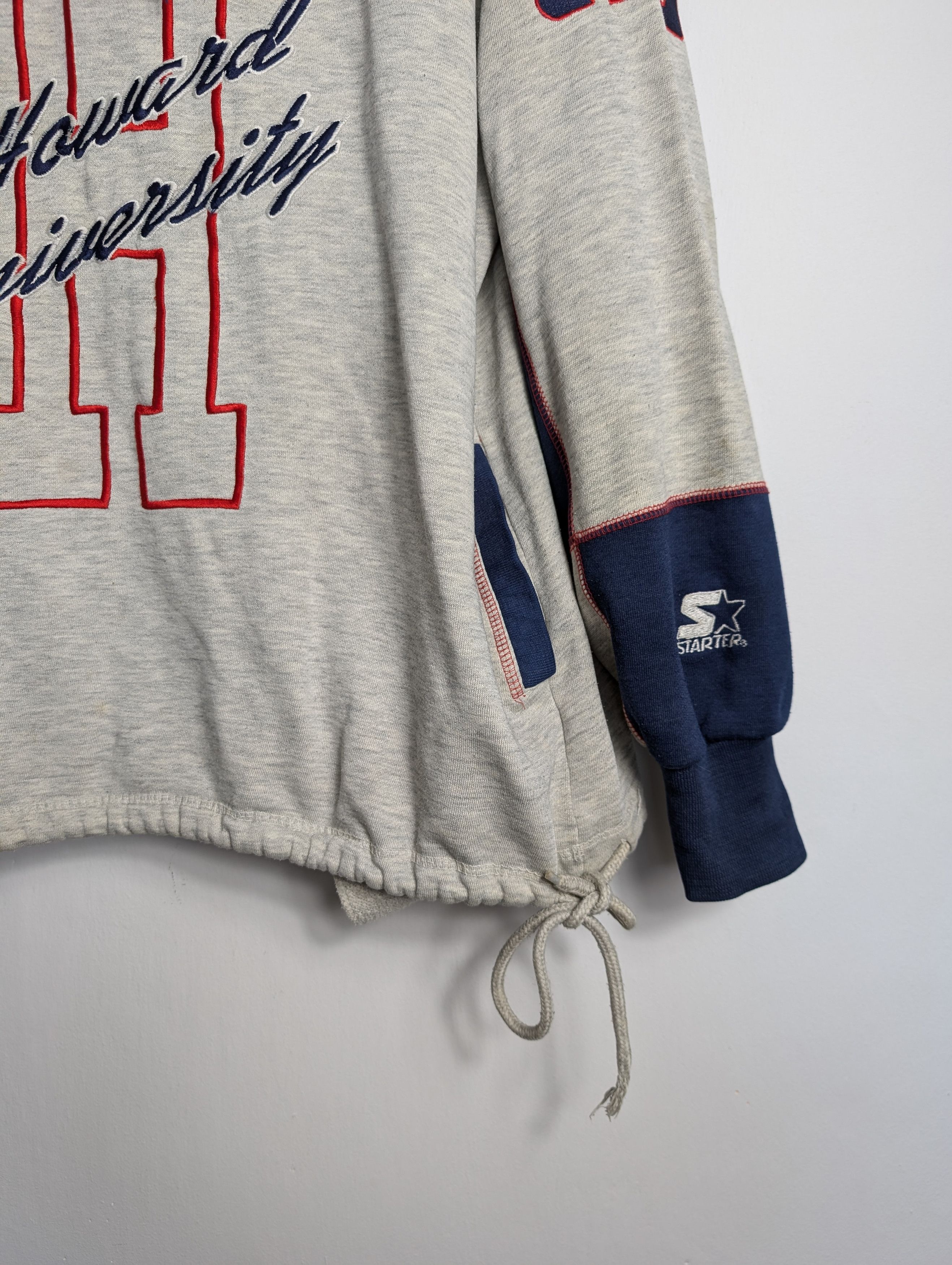 Starter 90s Starter Howard University Hoodie Grey Retro Y2K Boxy Size US M / EU 48-50 / 2 - 3 Thumbnail