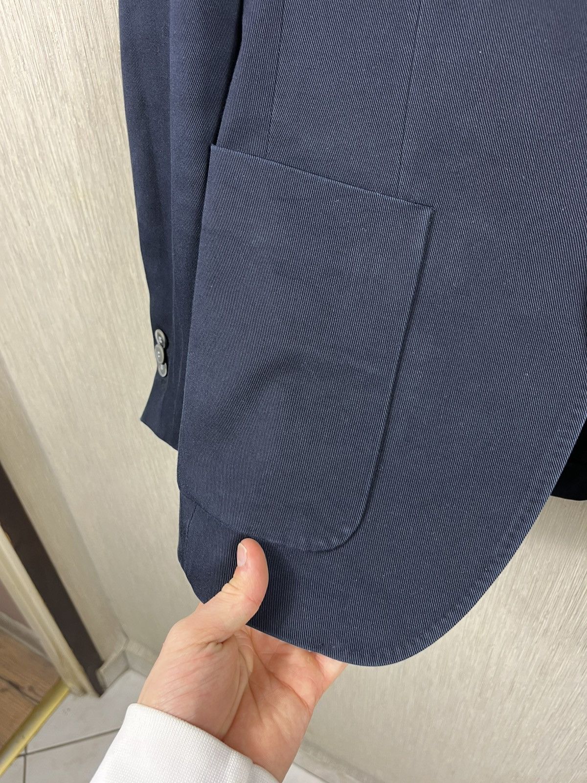 Designer × Hugo Boss Hugo Boss cotton stretch blazer travel jacket Size US M / EU 48-50 / 2 - 8 Thumbnail