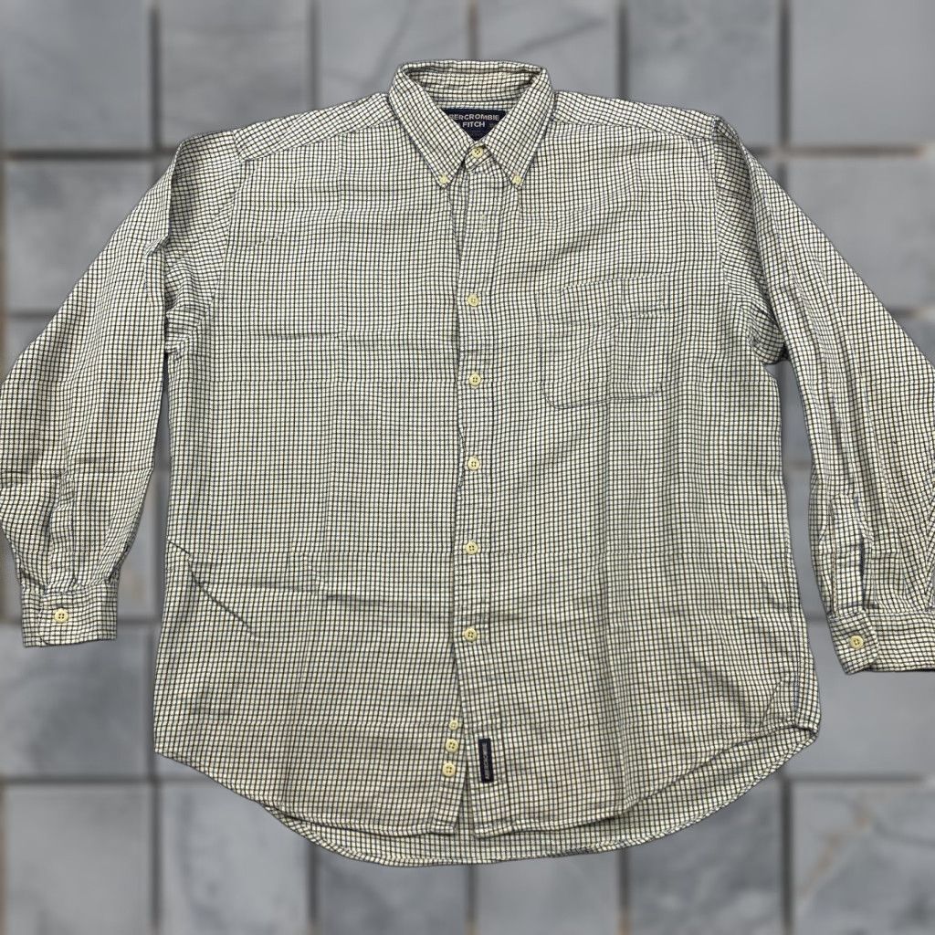 Abercrombie & Fitch Abercrombie & Fitch Shirt Mens M Flannel Button-Up Check Multicolor Size US M / EU 48-50 / 2 - 1 Thumbnail