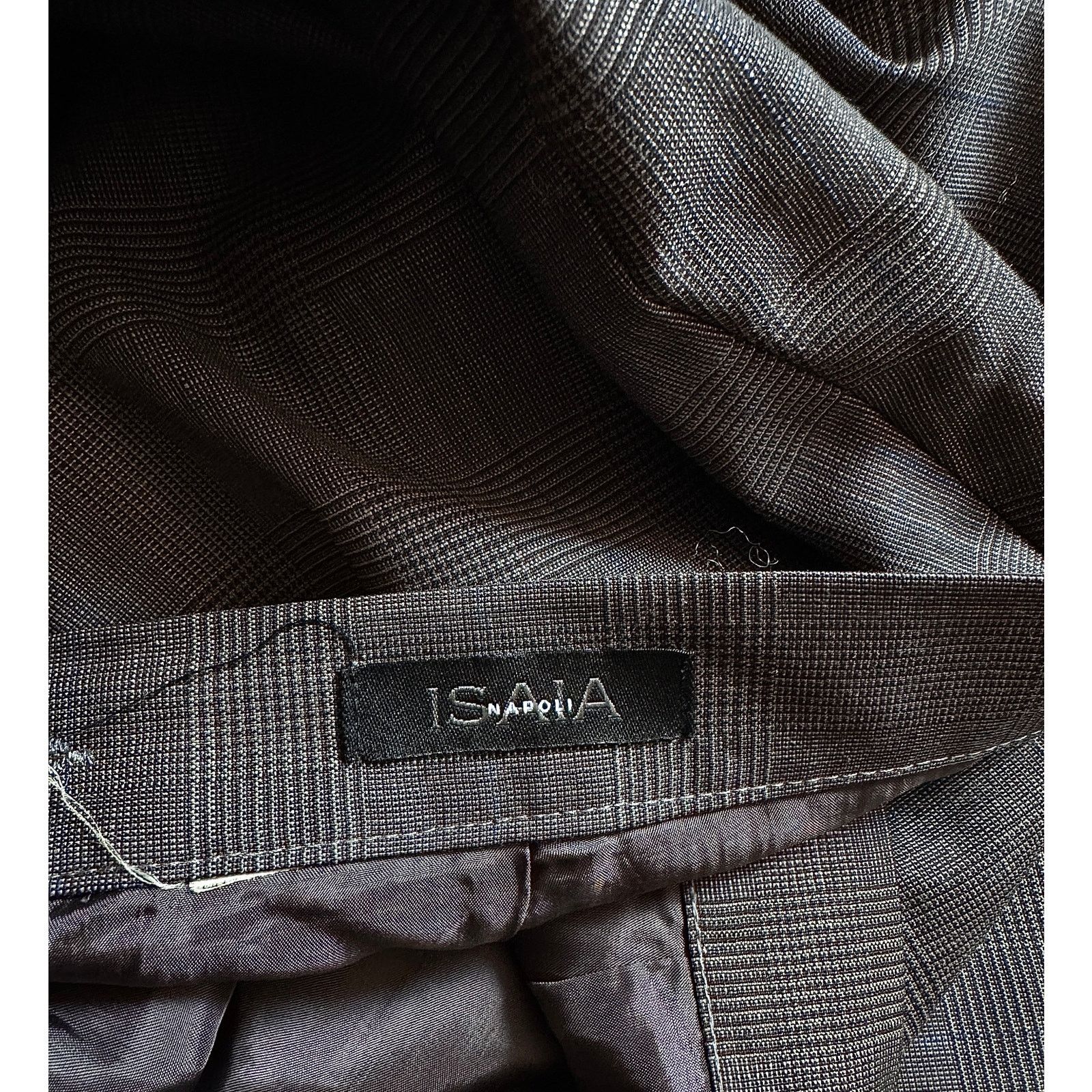 Isaia Napolii ISAIA NAPOLI Wool Blazer and Skirt Brown Classic Greige Size XXL / US 16-18 / IT 52-54 - 7 Thumbnail