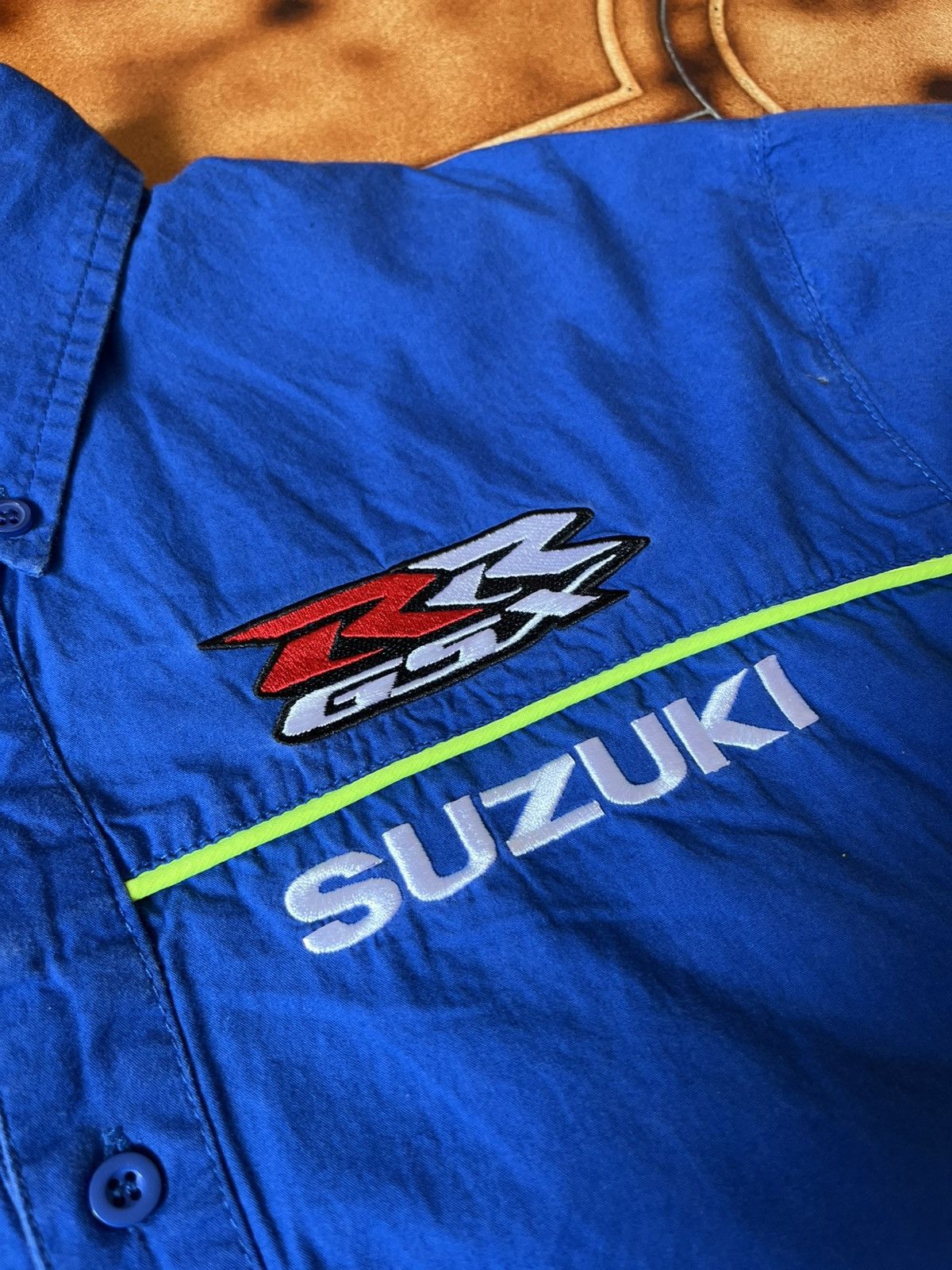 NASCAR Suzuki Motorbikes shirt workwear vintage retro exclusive y2k Size US M / EU 48-50 / 2 - 6 Thumbnail