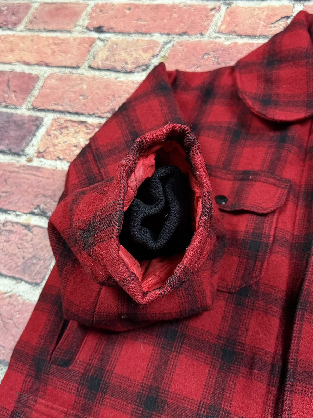 Woolrich Woolen Mills Vintage Woolrich Mackinaw Buffalo Plaid Wool Quilted Cruiser Size US M / EU 48-50 / 2 - 8 Thumbnail
