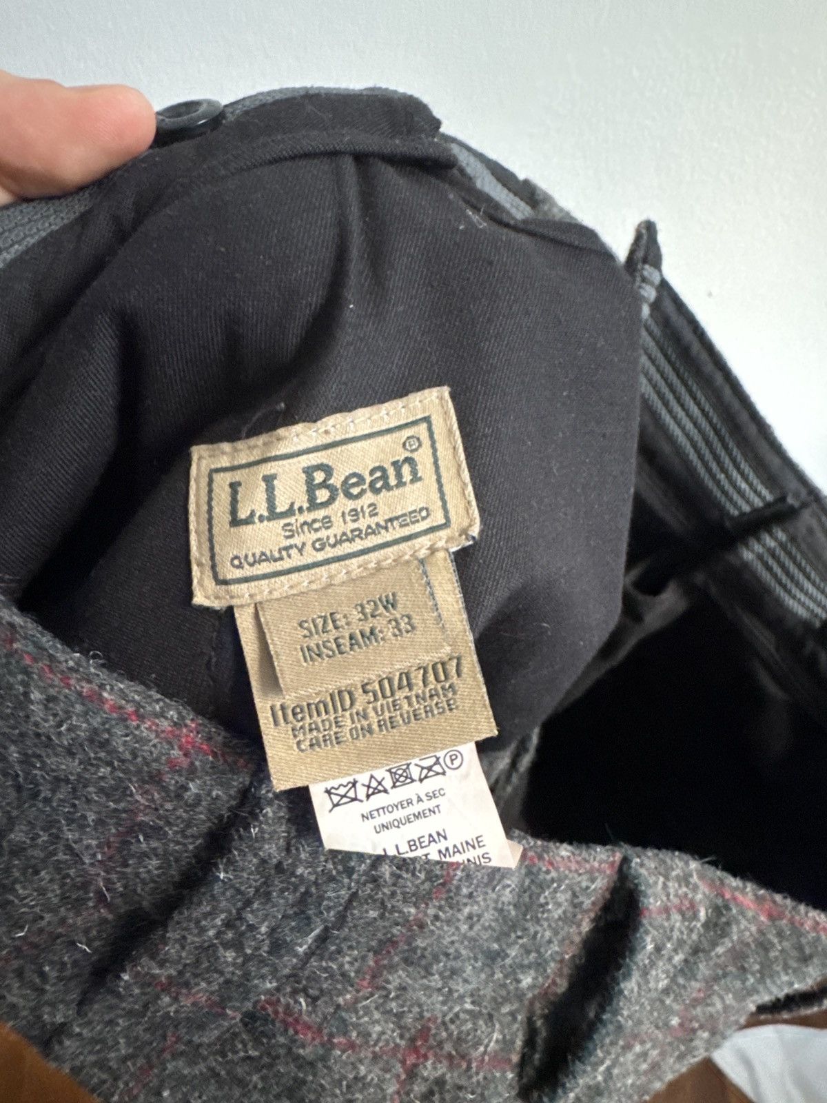 L.L. Bean guide pants 100% wool Size US 34 / EU 50 - 3 Thumbnail