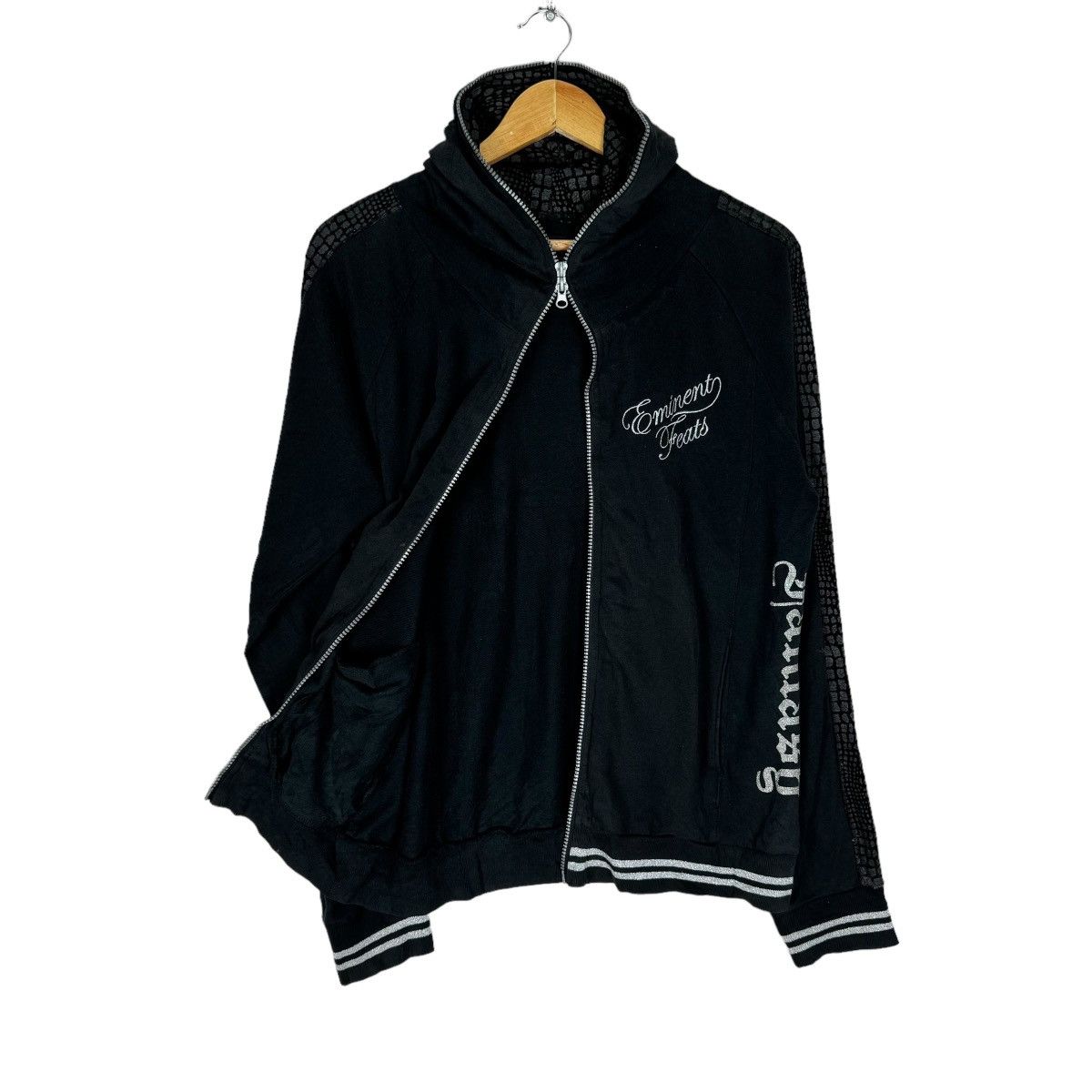 If Six Was Nine ☀️CRAPS SKULL HOODIE ZIPPER SWEATER Size US L / EU 52-54 / 3 - 8 Thumbnail