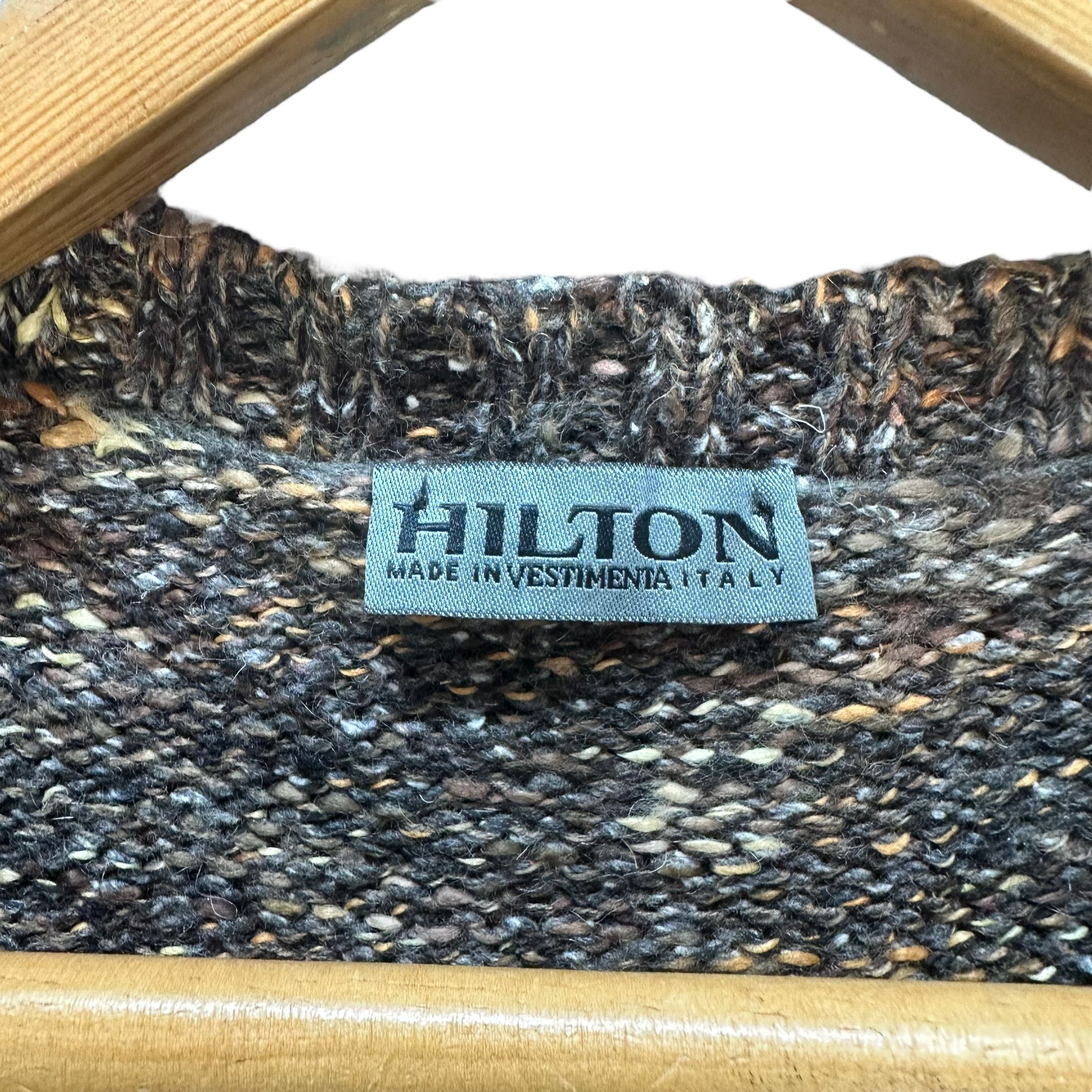 Other HILTON MADE IN VESTIMENTA ITALY KNITWEAR #8118-202 Size US L / EU 52-54 / 3 - 6 Thumbnail